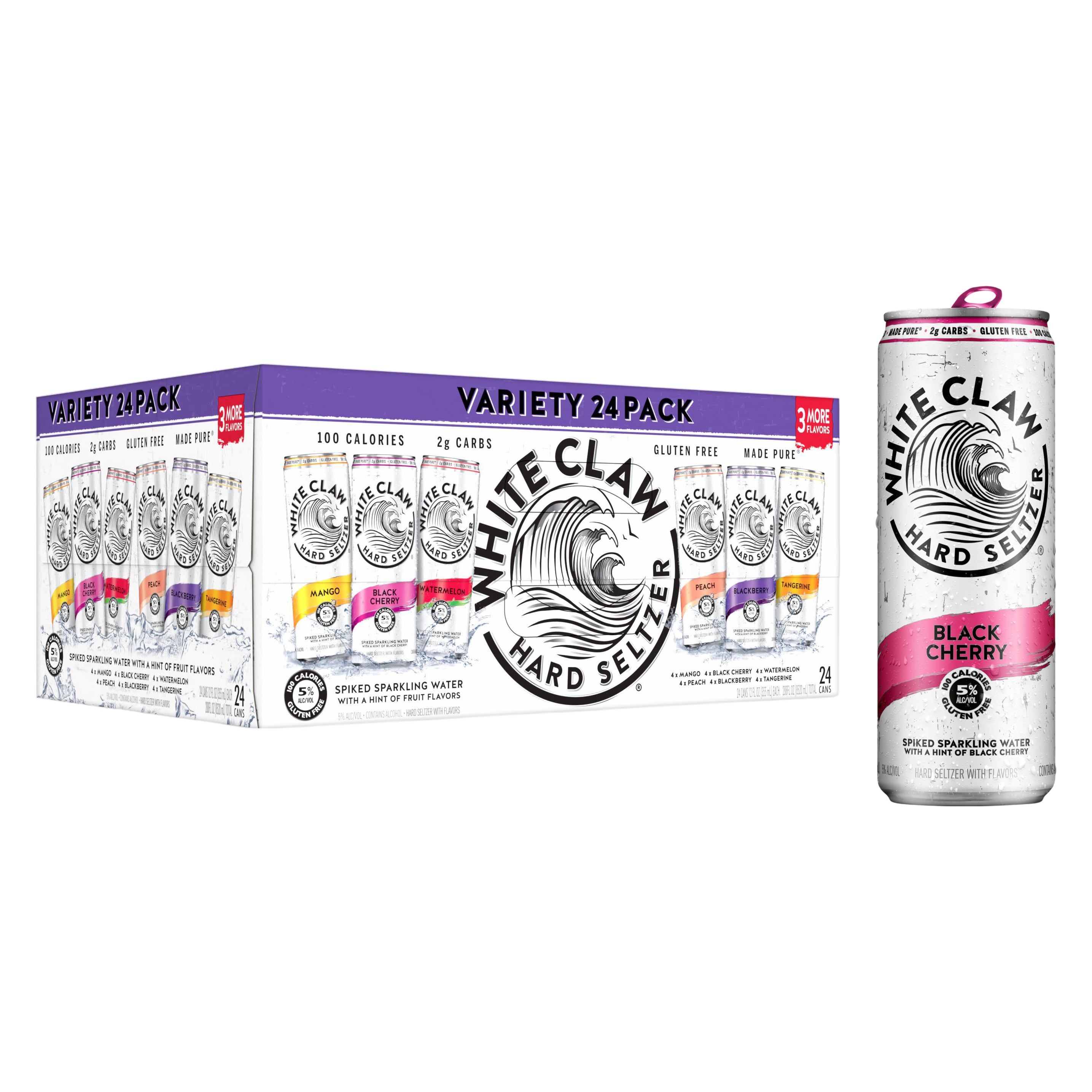 White Claw Hard Seltzer Variety 24pk 12oz Can