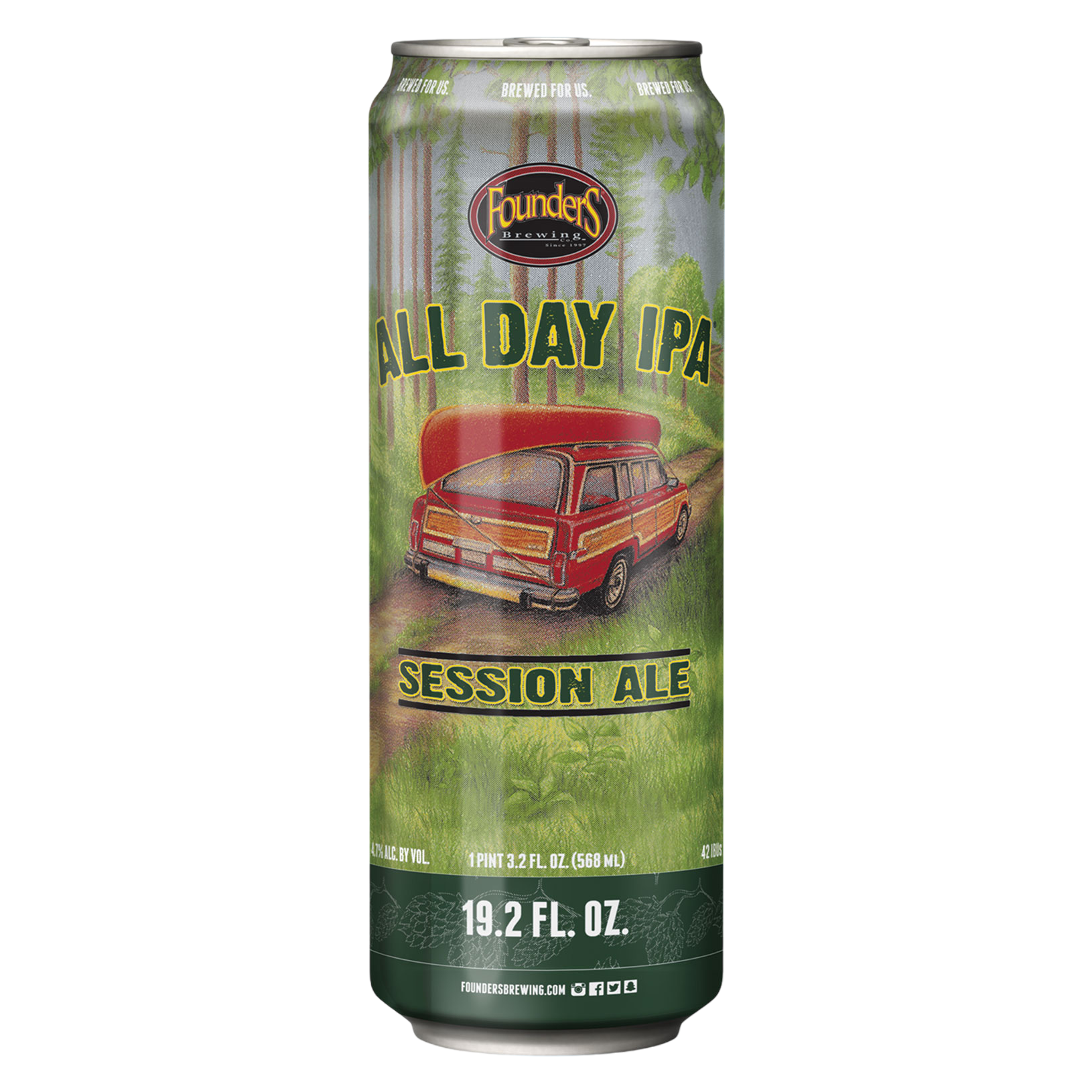 Founders All Day IPA 19.2 oz Can 4.7% ABV