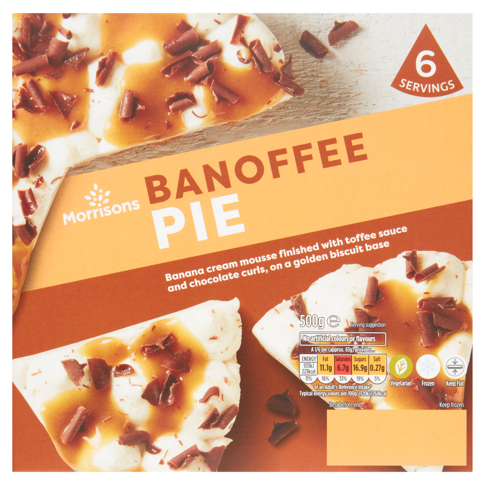 Morrisons Banoffee Pie, 500g
