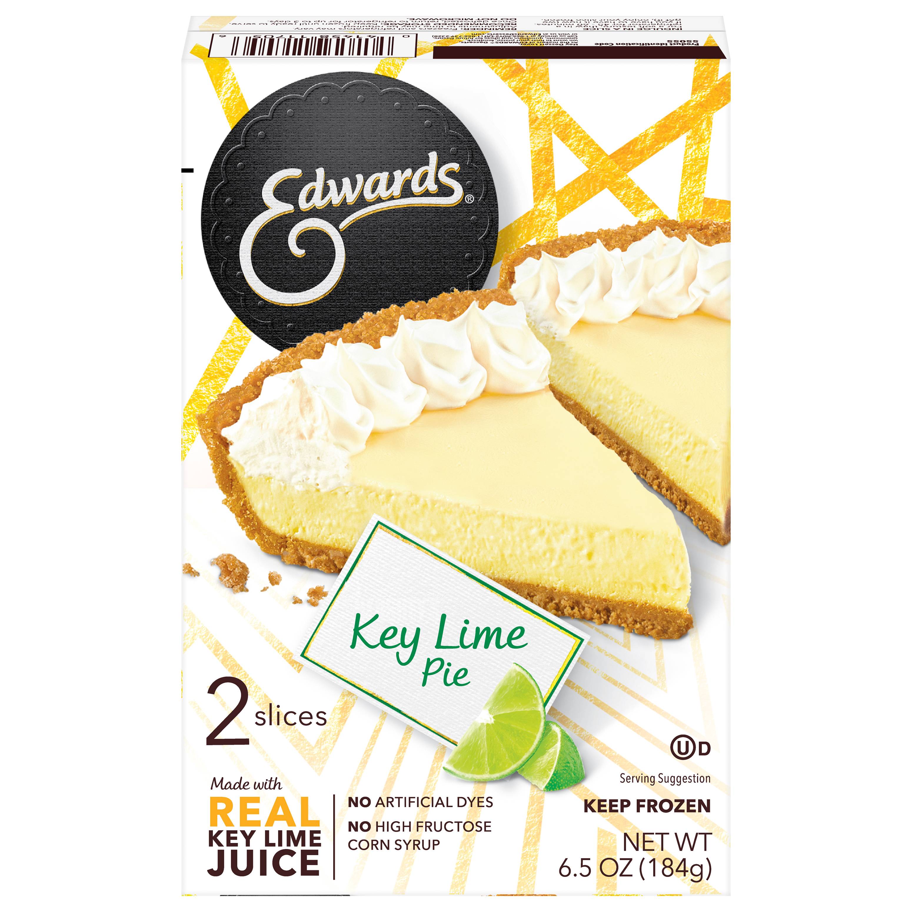 Edwards Frozen Key Lime Pie Slices - 2ct