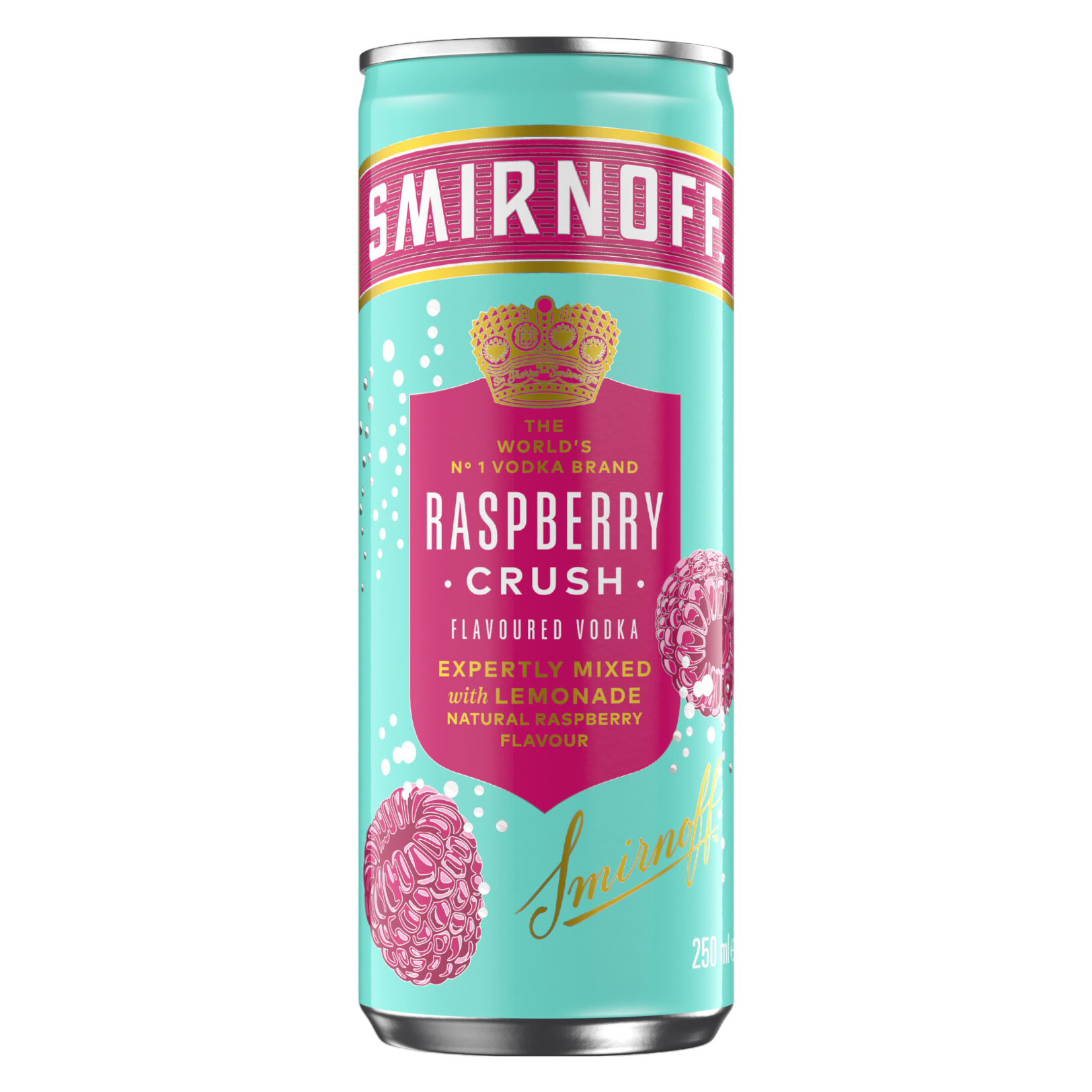 Smirnoff Raspberry Crush & Lemonade, 250ml