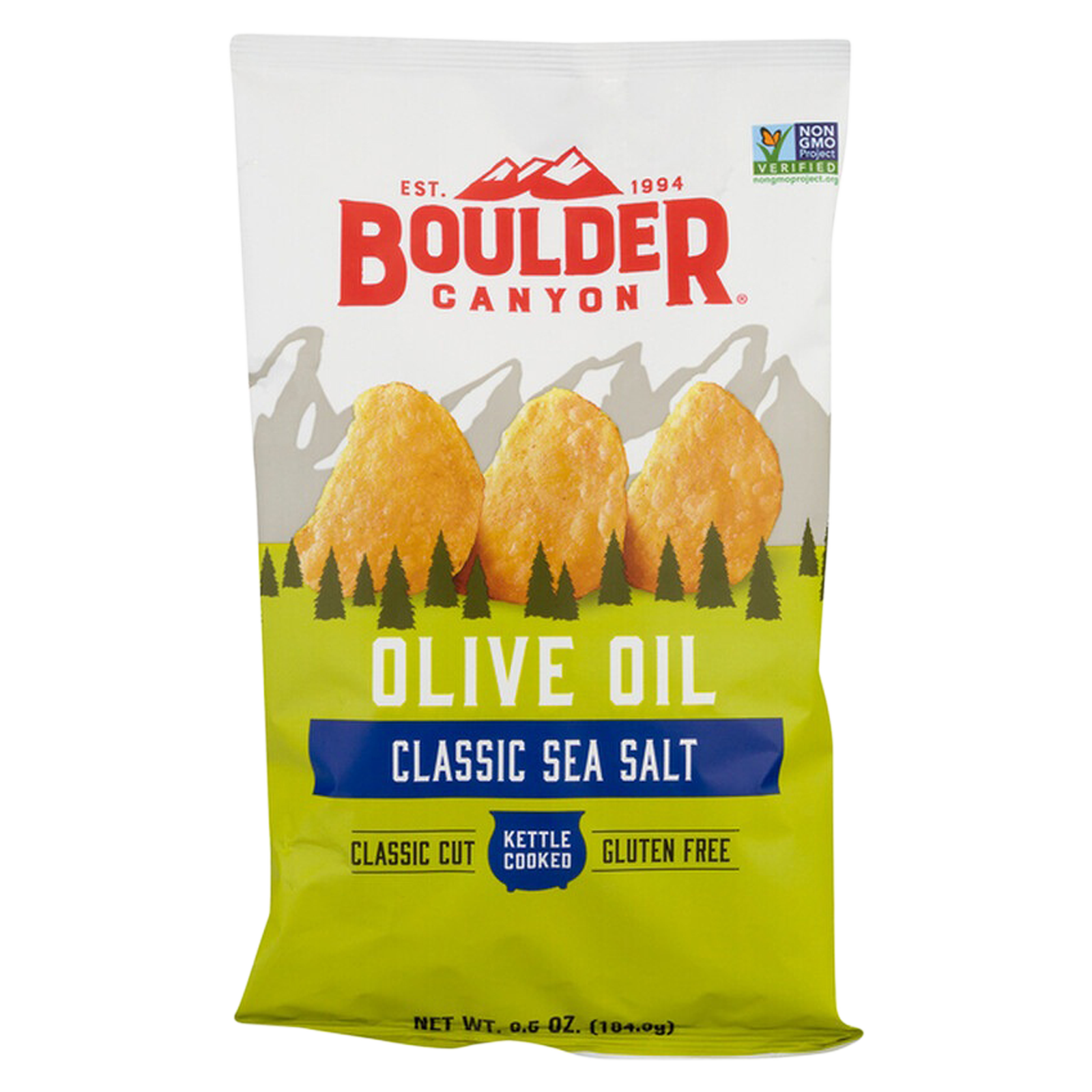 Boulder Canyon Classic Sea Salt Kettle Cooked Potato Chips 6.5oz