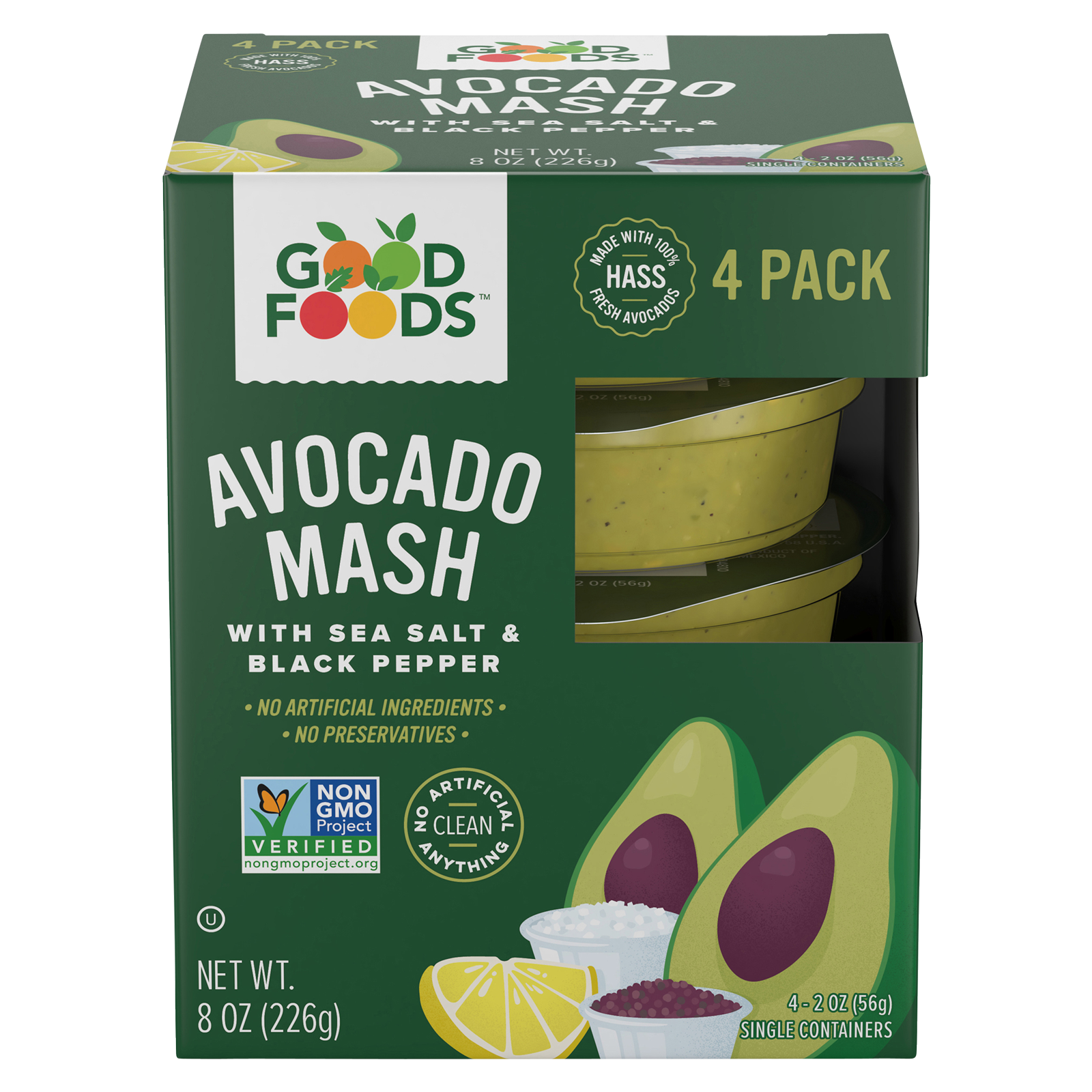Good Foods Avocado Mash Single Serve - 4ct/8oz