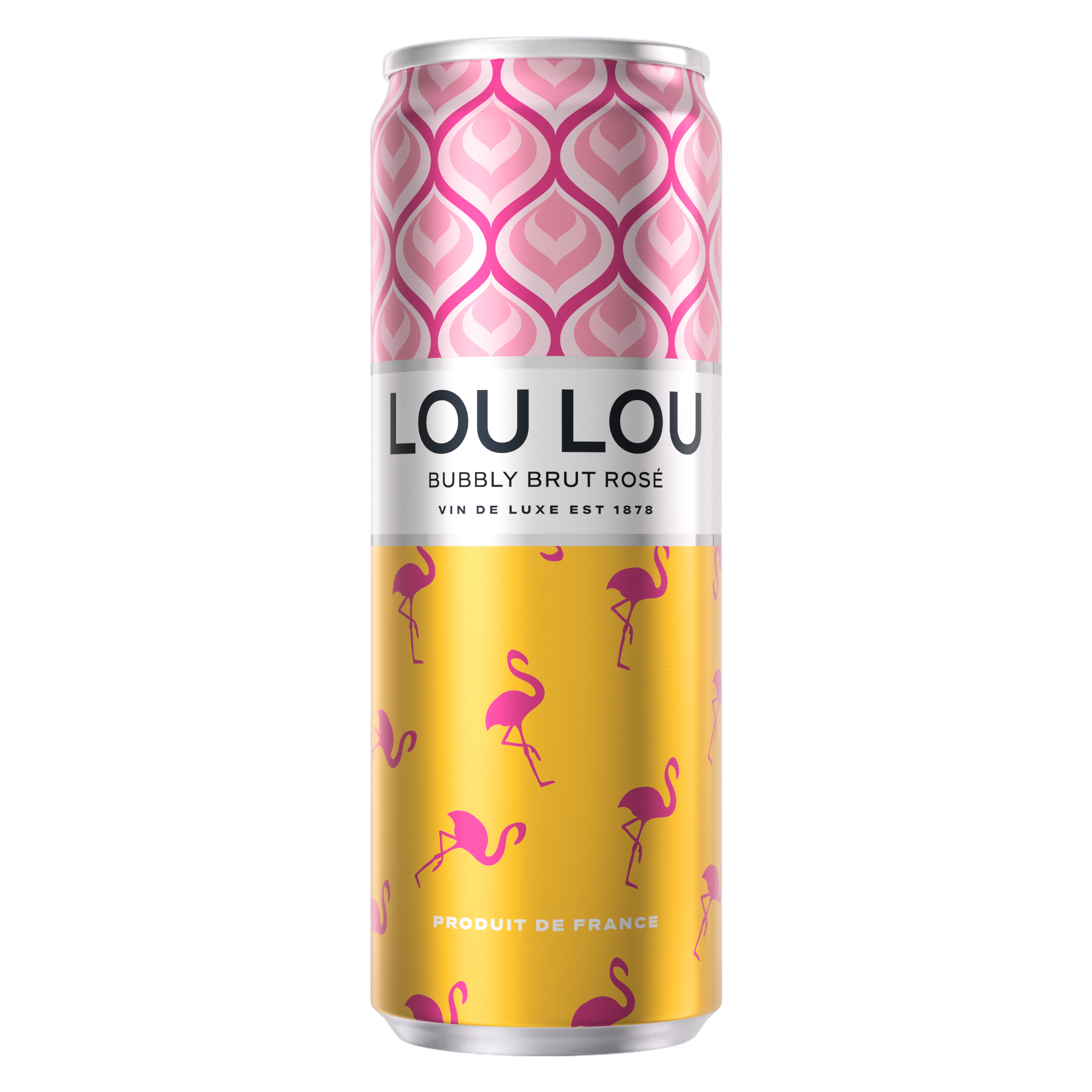 Lou Lou Bubbly Brut Rose 355ml Can 8.4% ABV