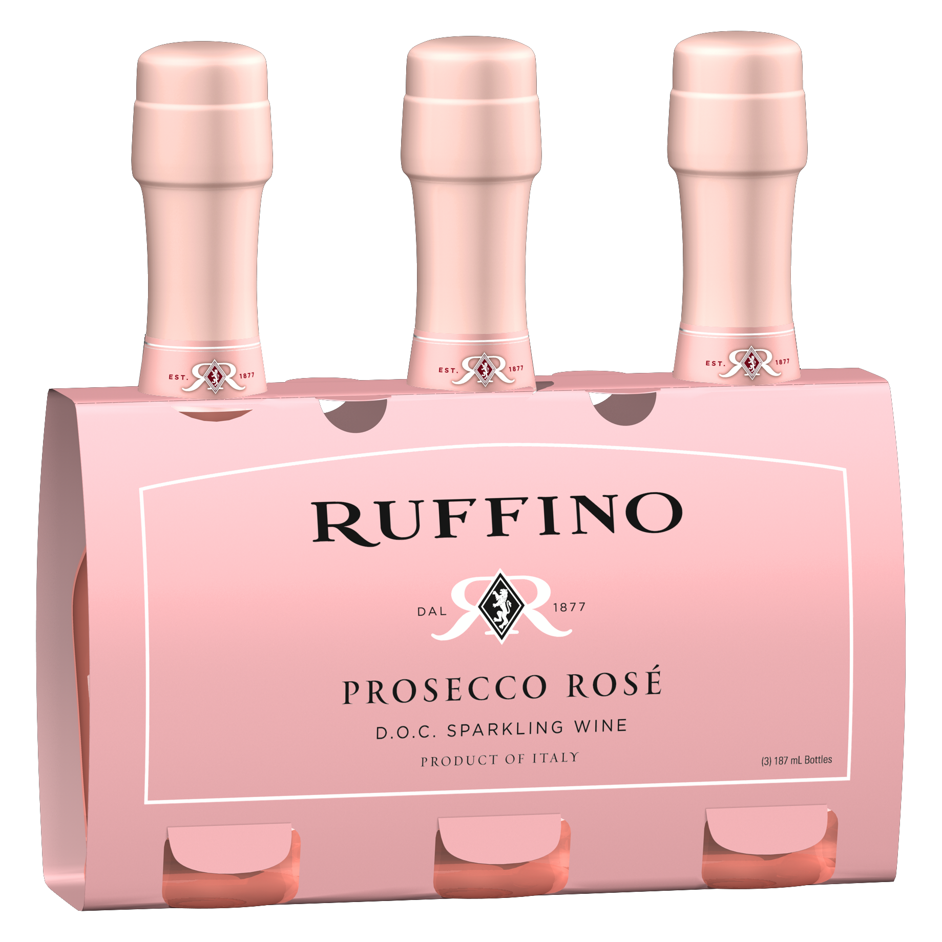 Ruffino Sparkling Rose 3pk 187ml Btl