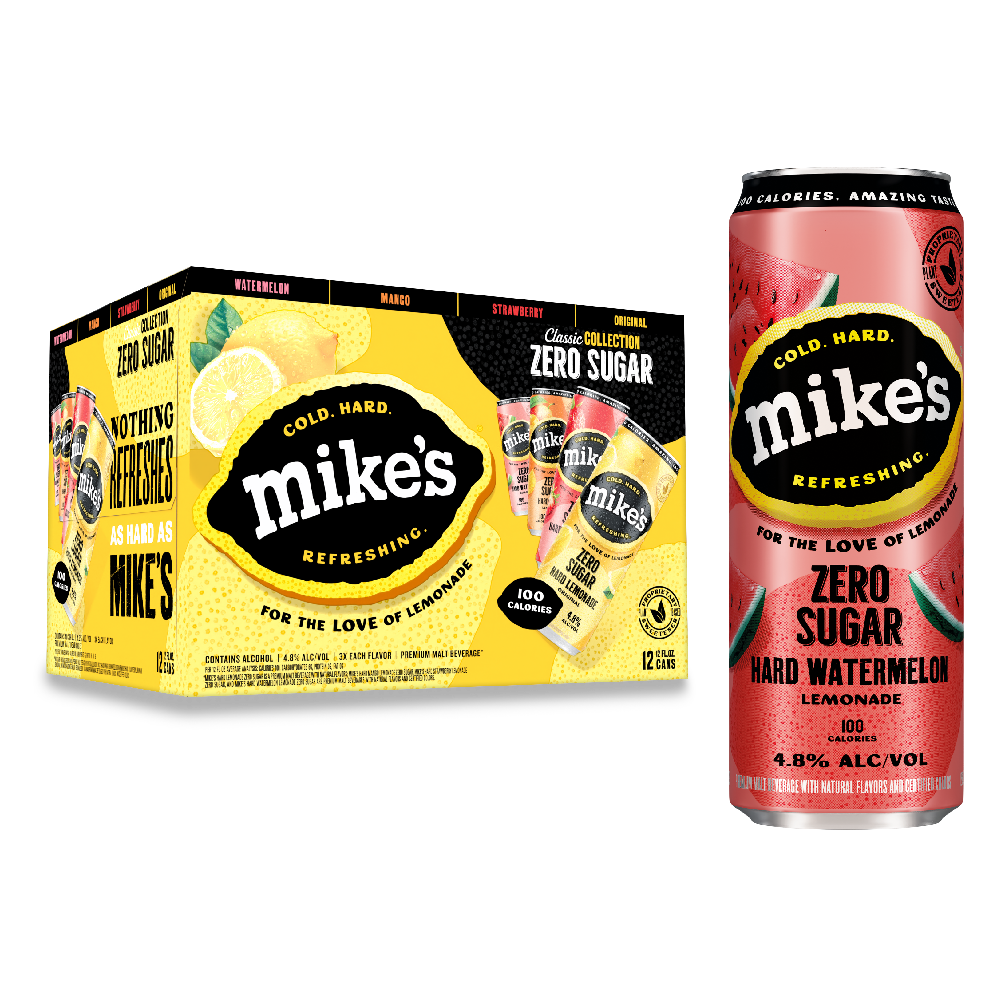 Mike's Hard Zero Sugar 12pk 12oz Variety Pack Can 4.8% ABV