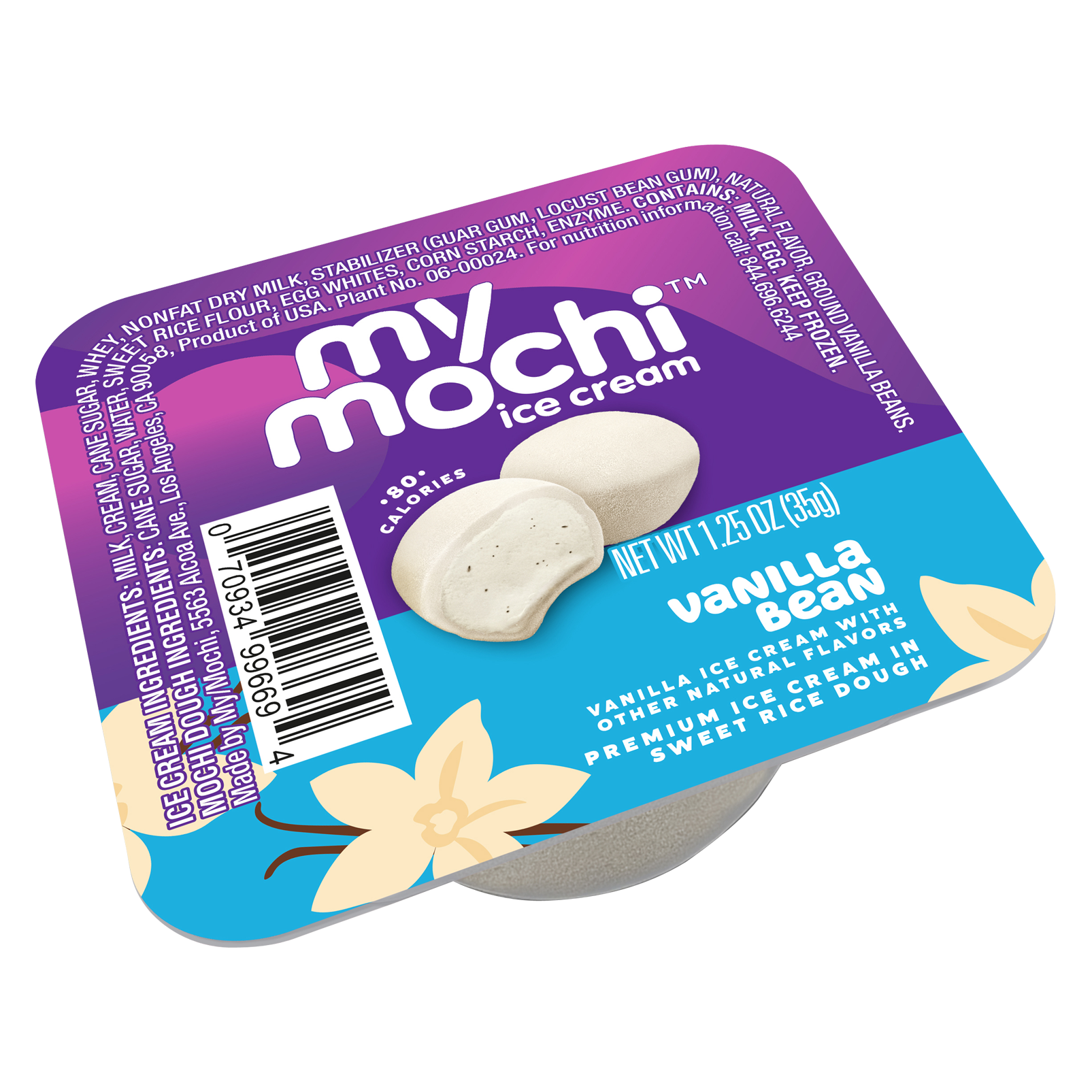 My/Mochi Vanilla Bean Ice Cream 1 ct