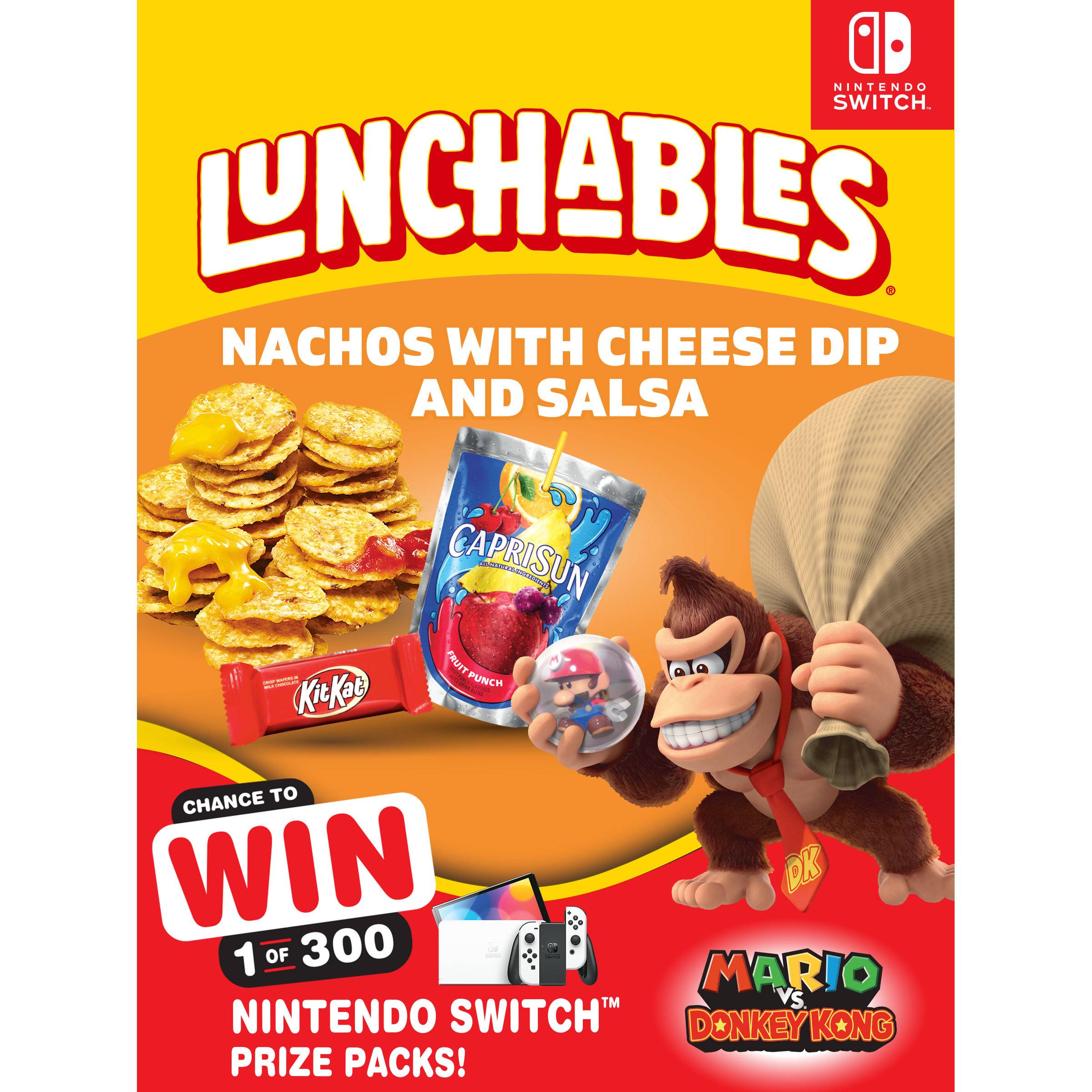 Lunchables Nacho Cheese Dip & Salsa Lunch Combinations with Capri Sun - 10.7oz