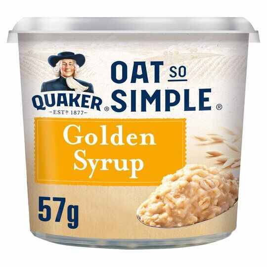 Quaker Oats Oat So Simple Golden Syrup Porridge Pot, 57g