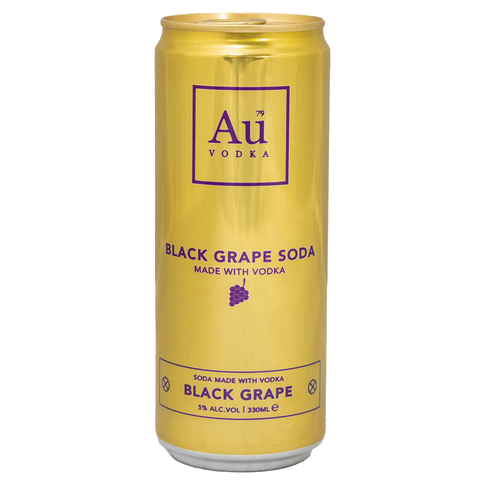 Au Vodka Black Grape, 330ml