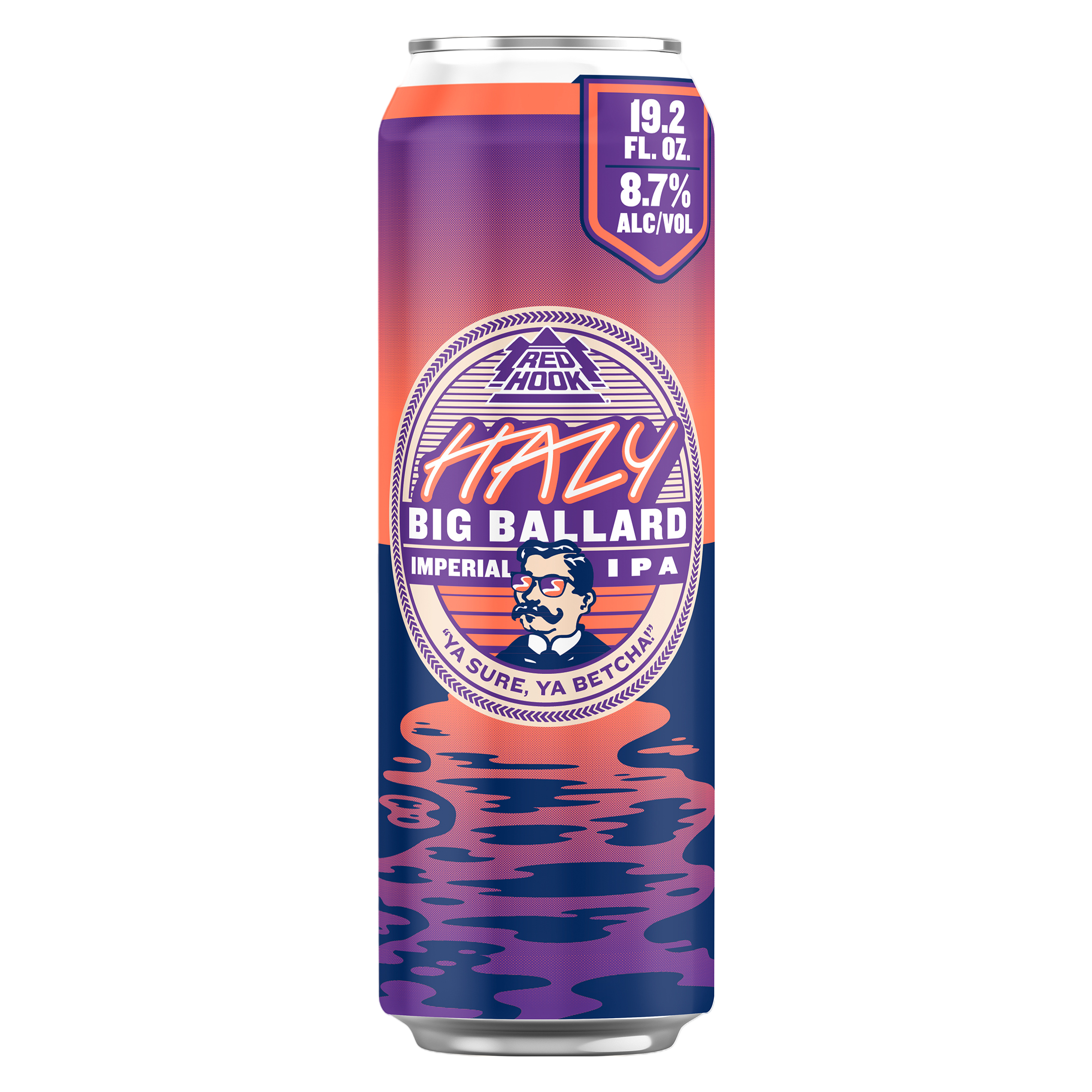 Redhook Brewery Hazy Big Ballard Imperial IPA (19.2 OZ CAN)