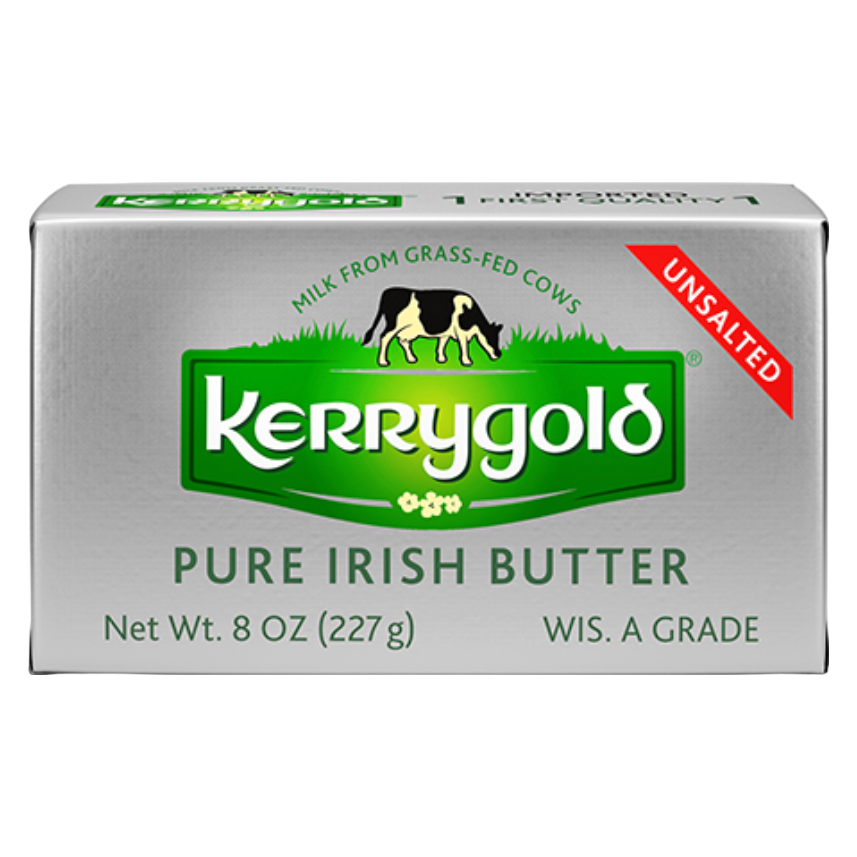 Kerrygold Pure Irish Unsalted Butter - 8oz (WI)