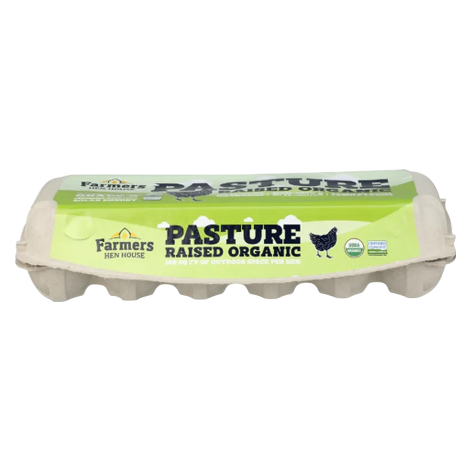 Farmers Hen House Pasture Raised Grade A Large Brown Eggs - 12ct 