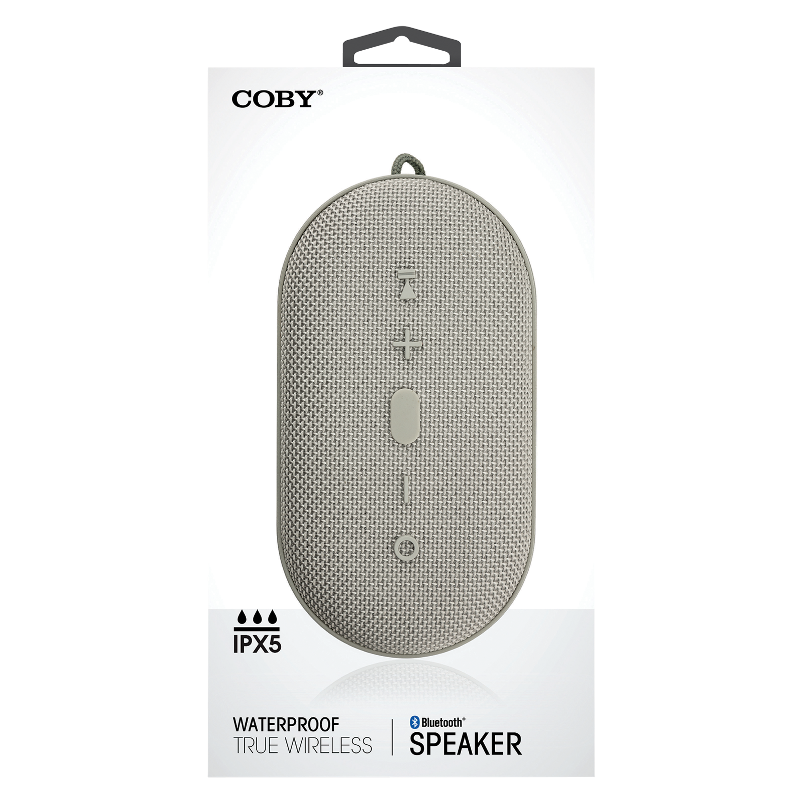 Coby IPX5 Wireless Bluetooth Speaker Gray