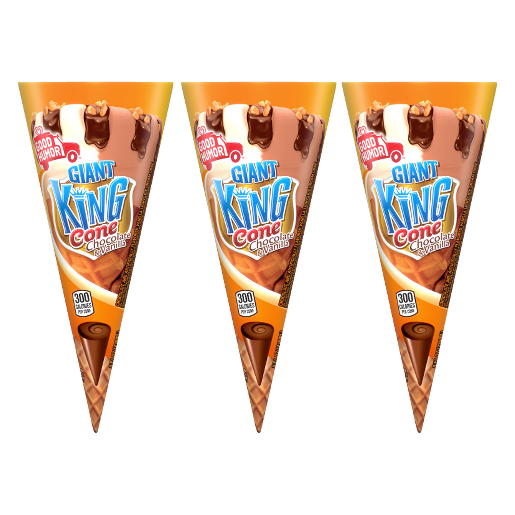 Good Humor Giant King Cone Bundle 3CT