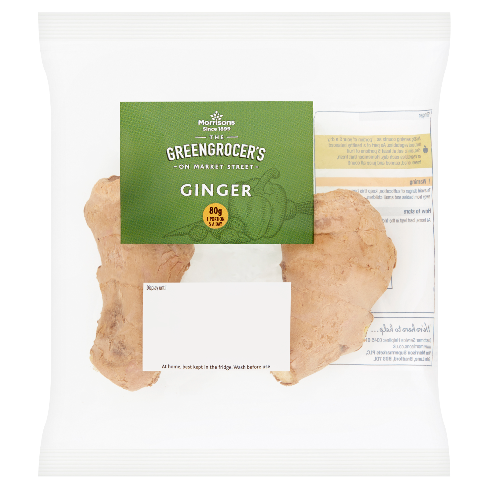 Morrisons Market Street Ginger, 125g