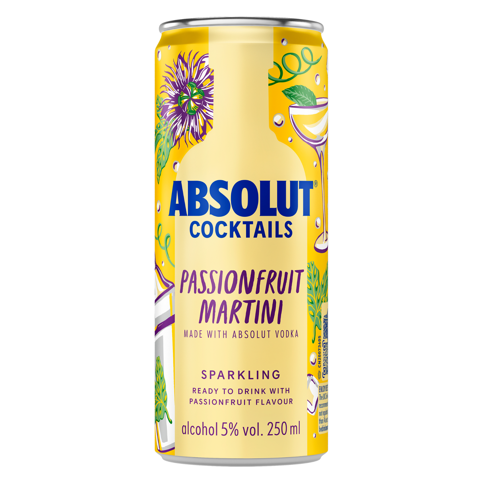 Absolut Passionfruit Martini Cocktail, 250ml