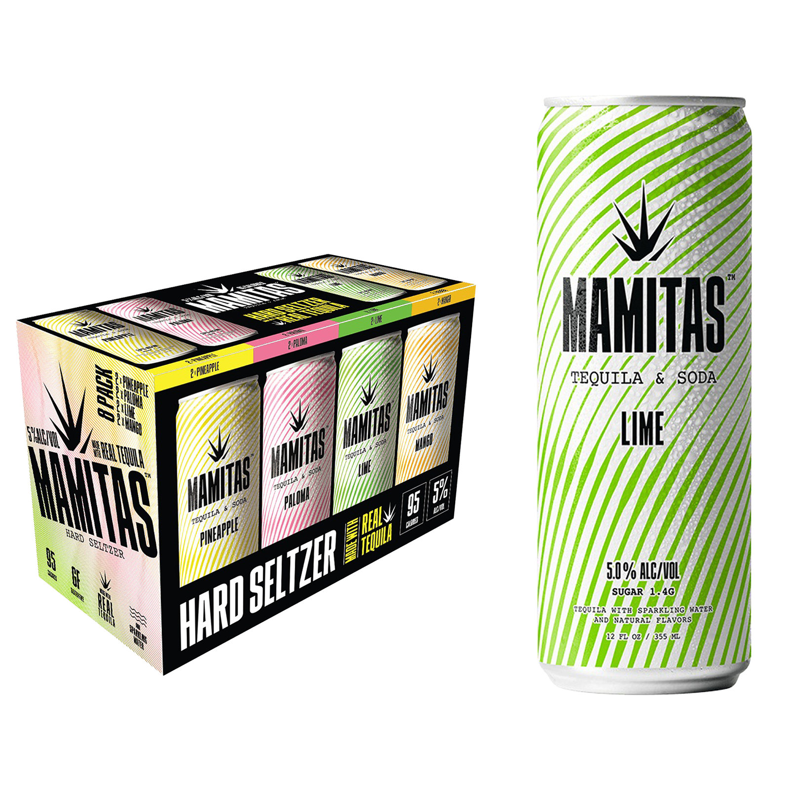 Mamitas Seltzer Variety 8pk 12oz Can 5% ABV