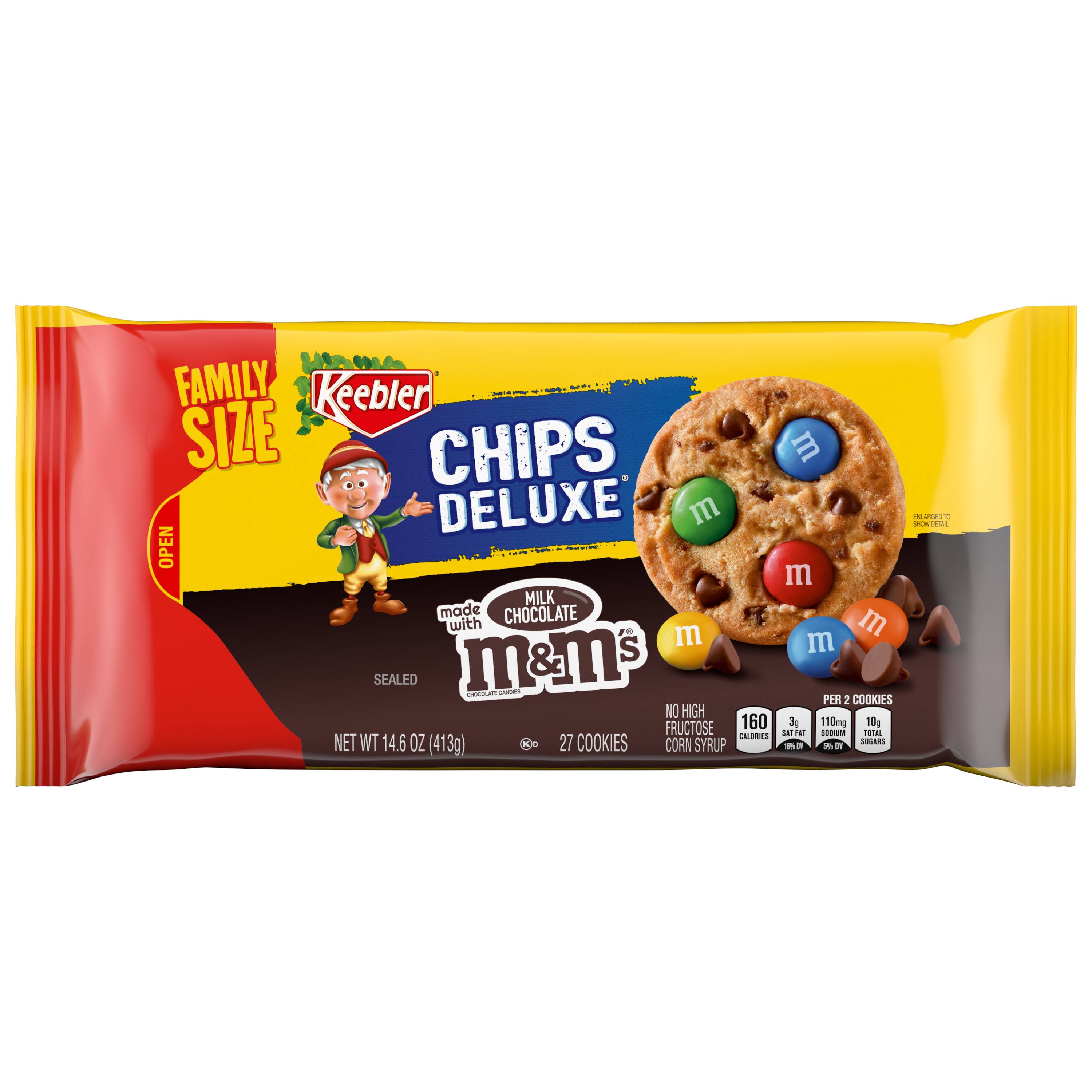Keebler Chips Deluxe Rainbow M&M's Cookies 14.6oz