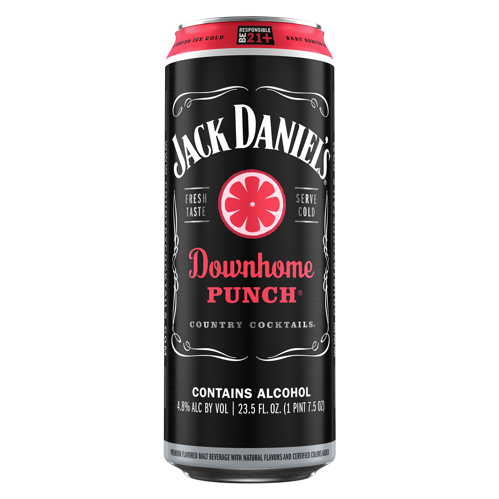 Jack Daniel's Country Cocktails Downhome Punch Single 23.5oz Can 4.8% ABV