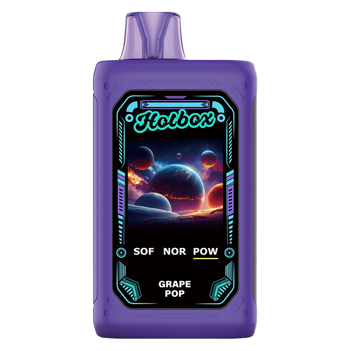 Grape Pop Hotbox Elite Nixodien 50K Disposable Vape, 