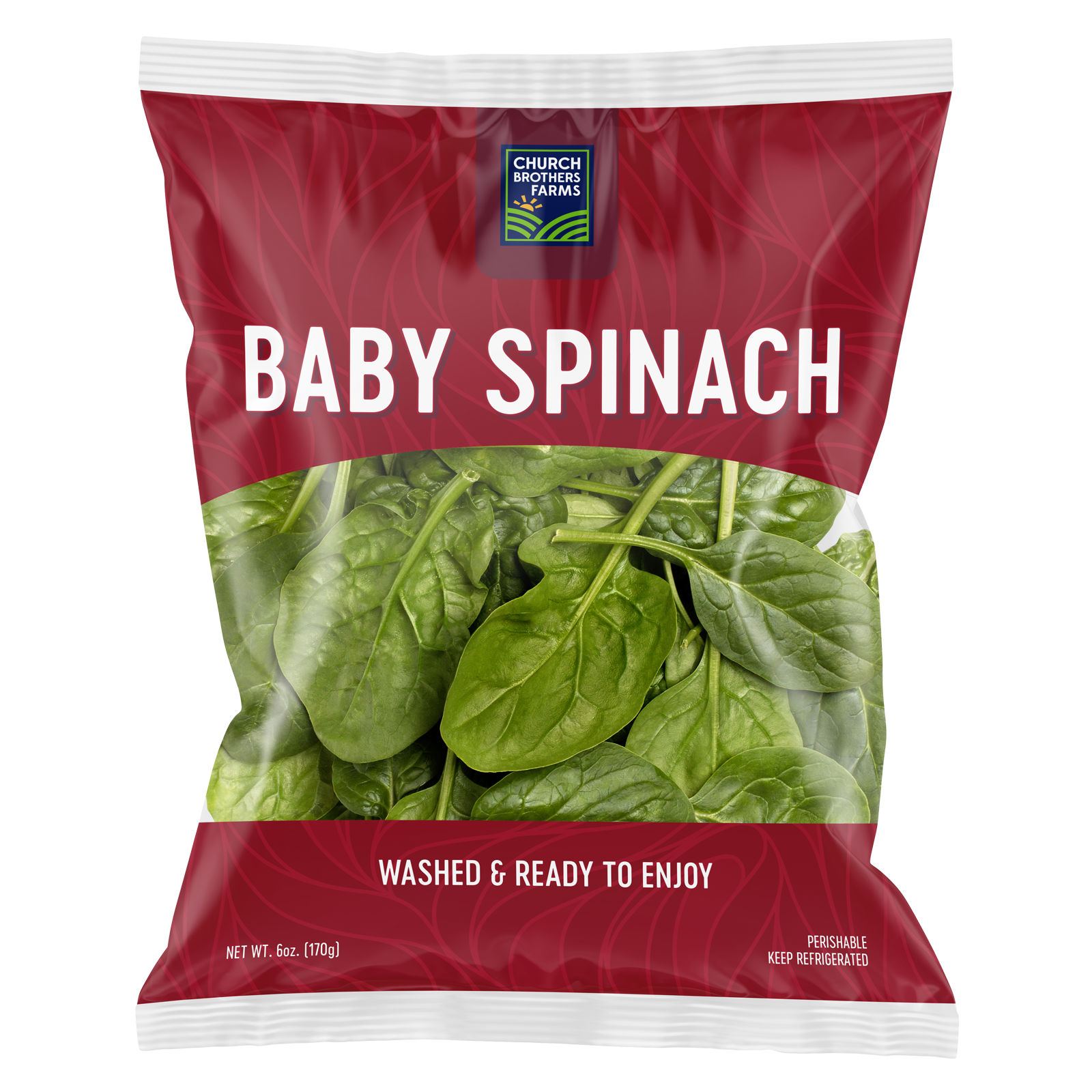 Church Brothers Baby Spinach - 6oz