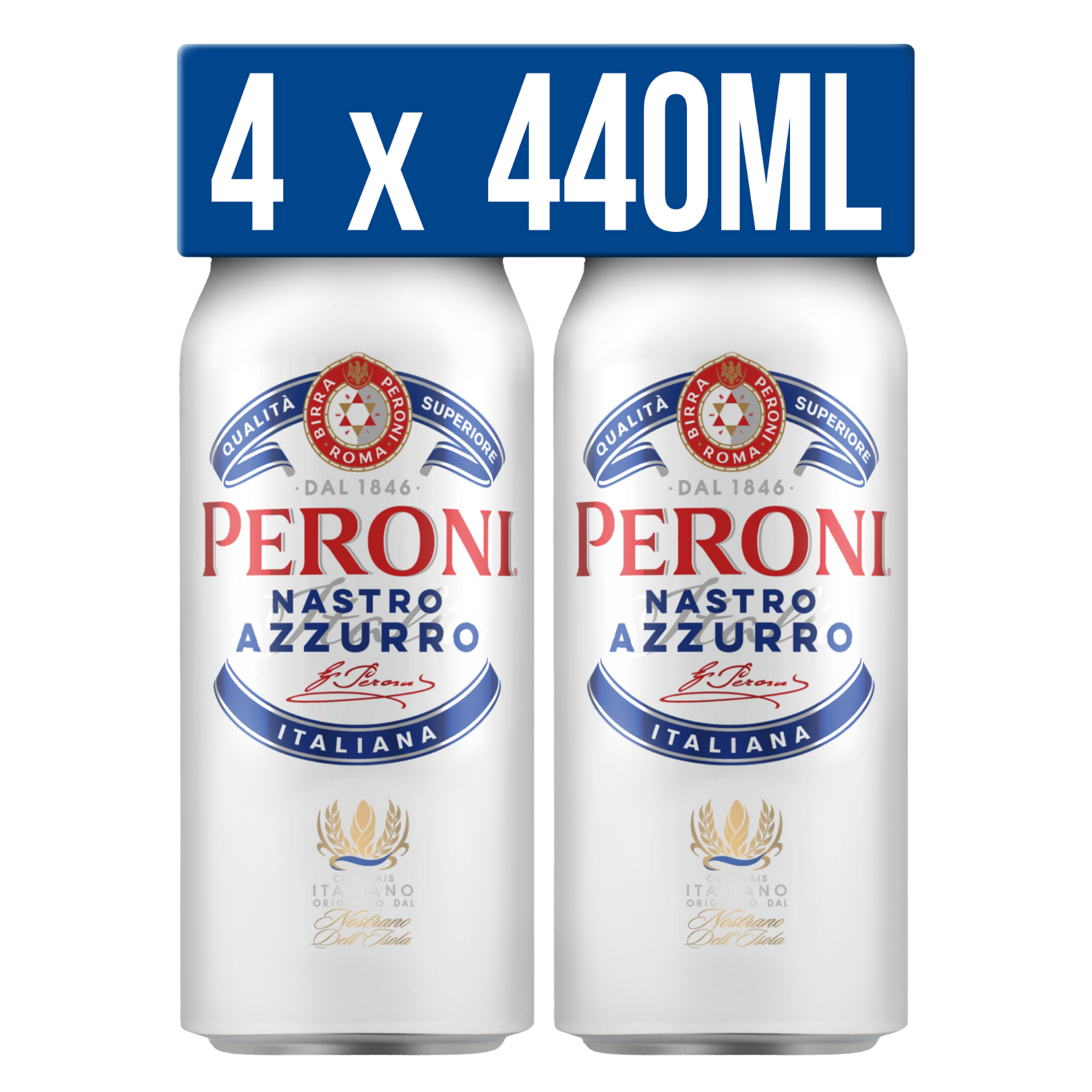 Peroni Nastro Azzurro, 4 x 440ml