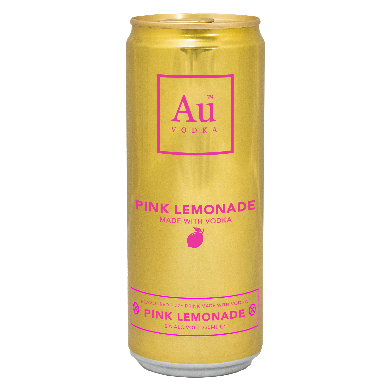 Au Vodka Pink Lemonade, 330ml