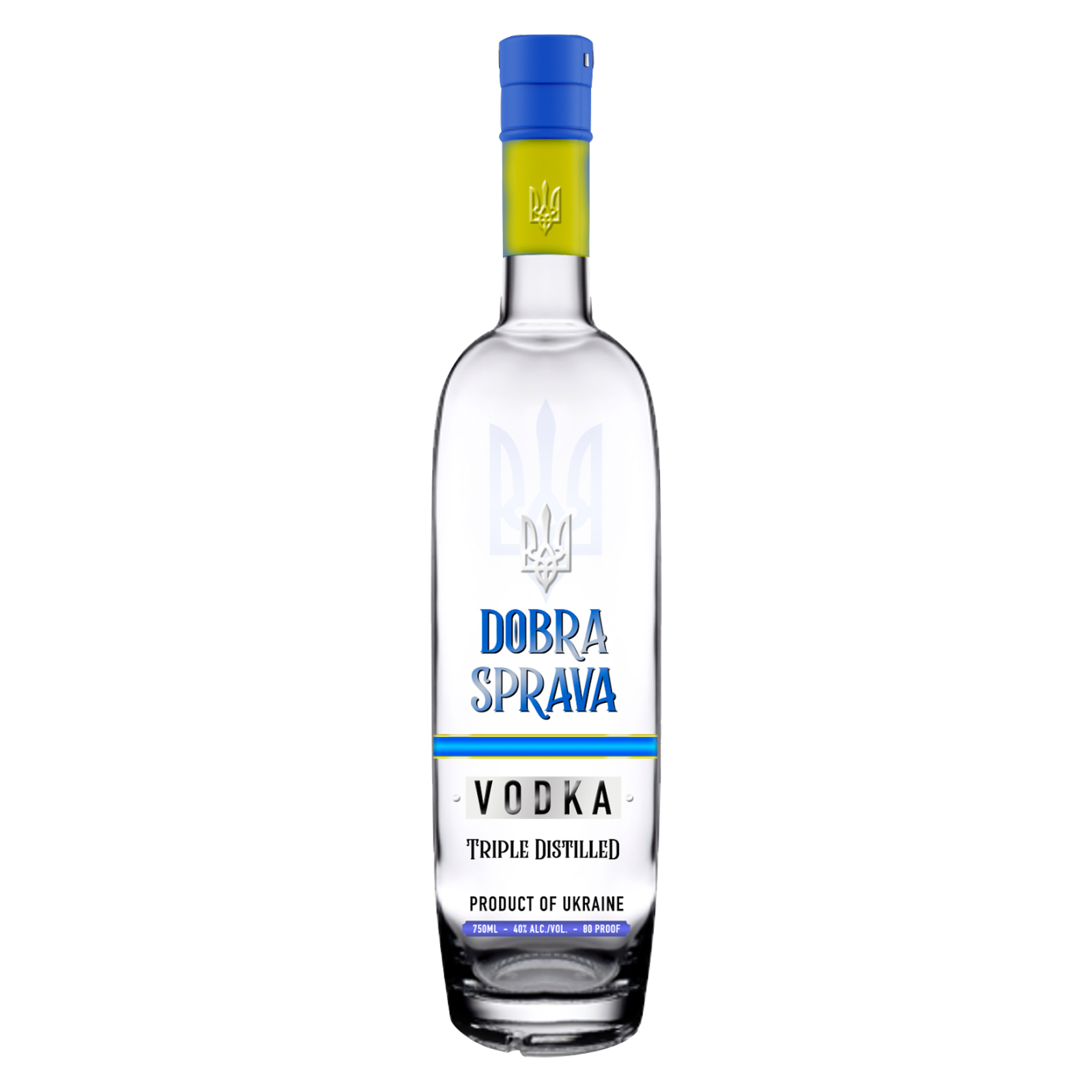 Dobra Sprava Ukranian Vodka 750ml (80 Proof)