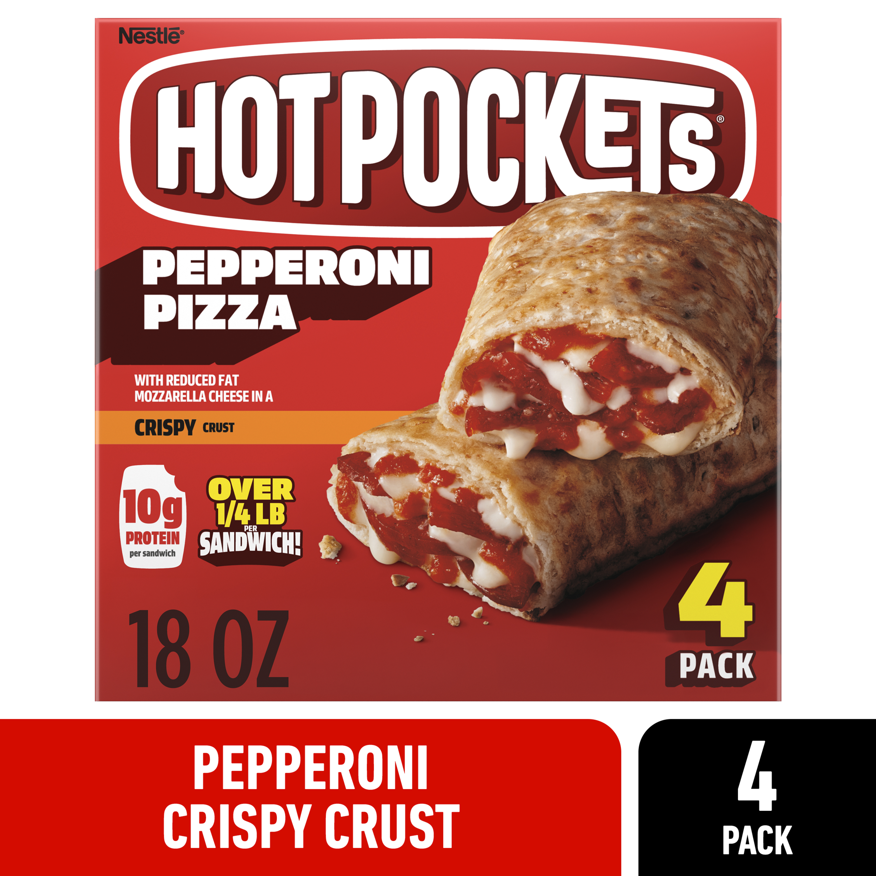 Hot Pockets Pepperoni Pizza 4ct 