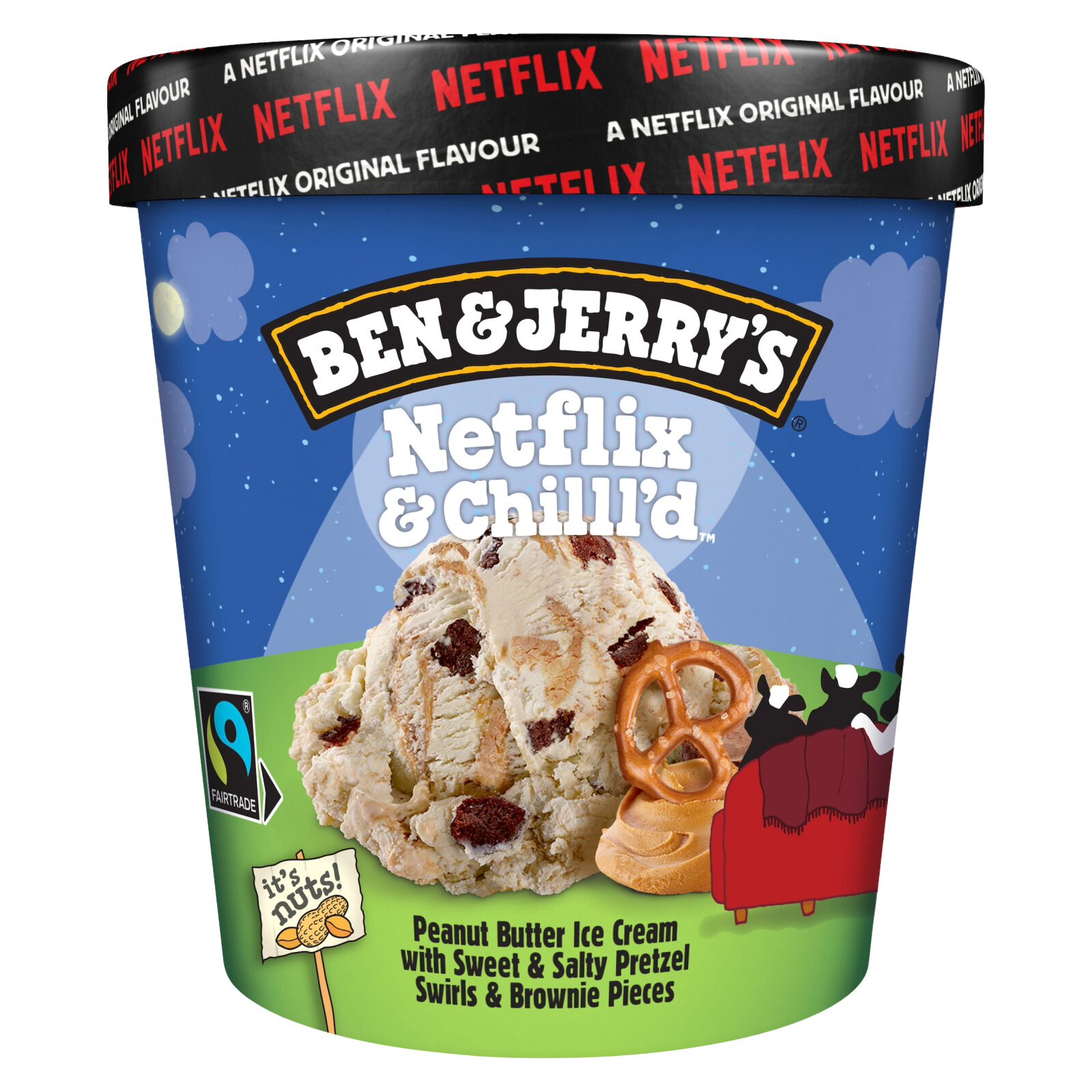 Ben & Jerry's Netflix & Chilll'd, 465ml