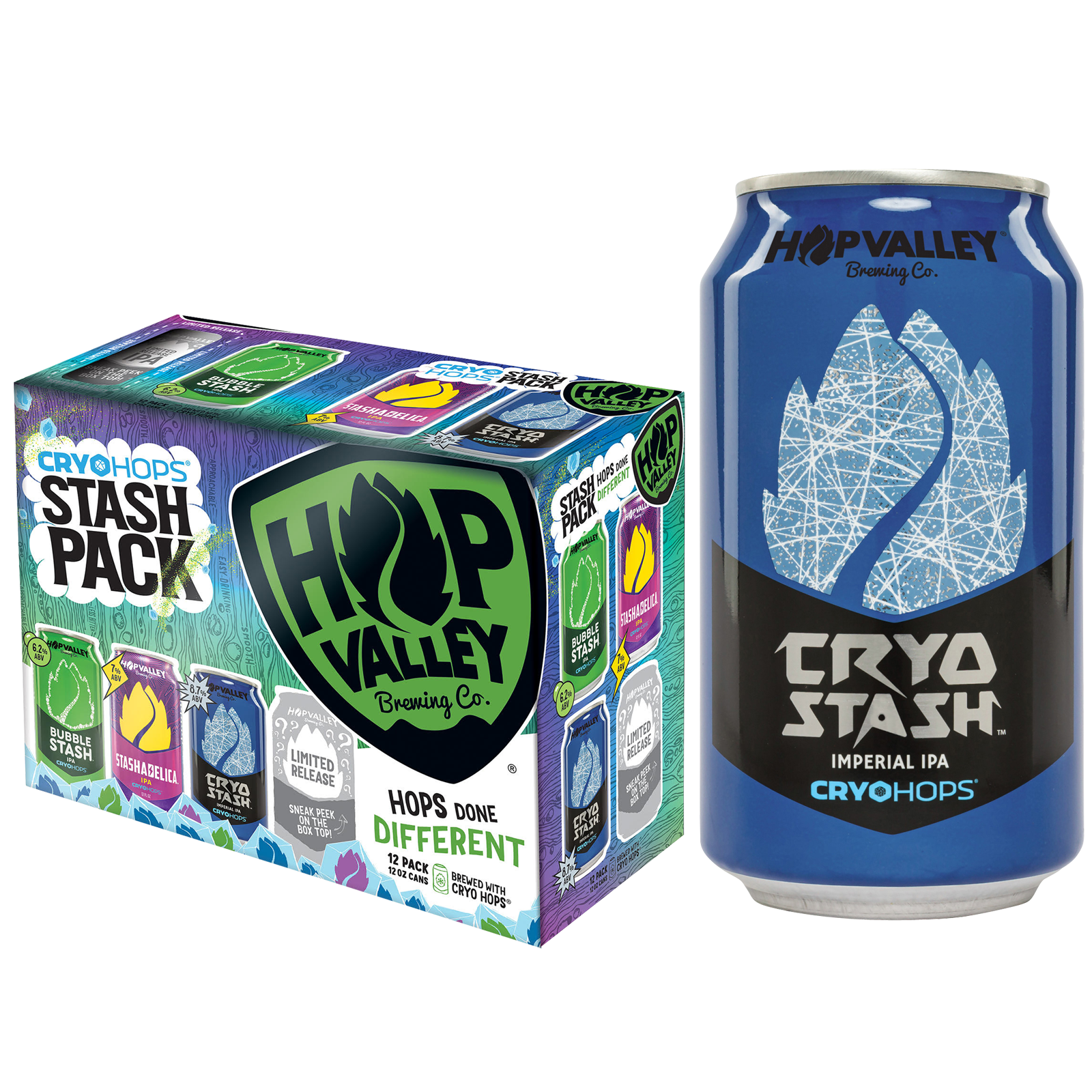 Hop Valley Cryo Hop Stash Pack 12pk 12oz Can