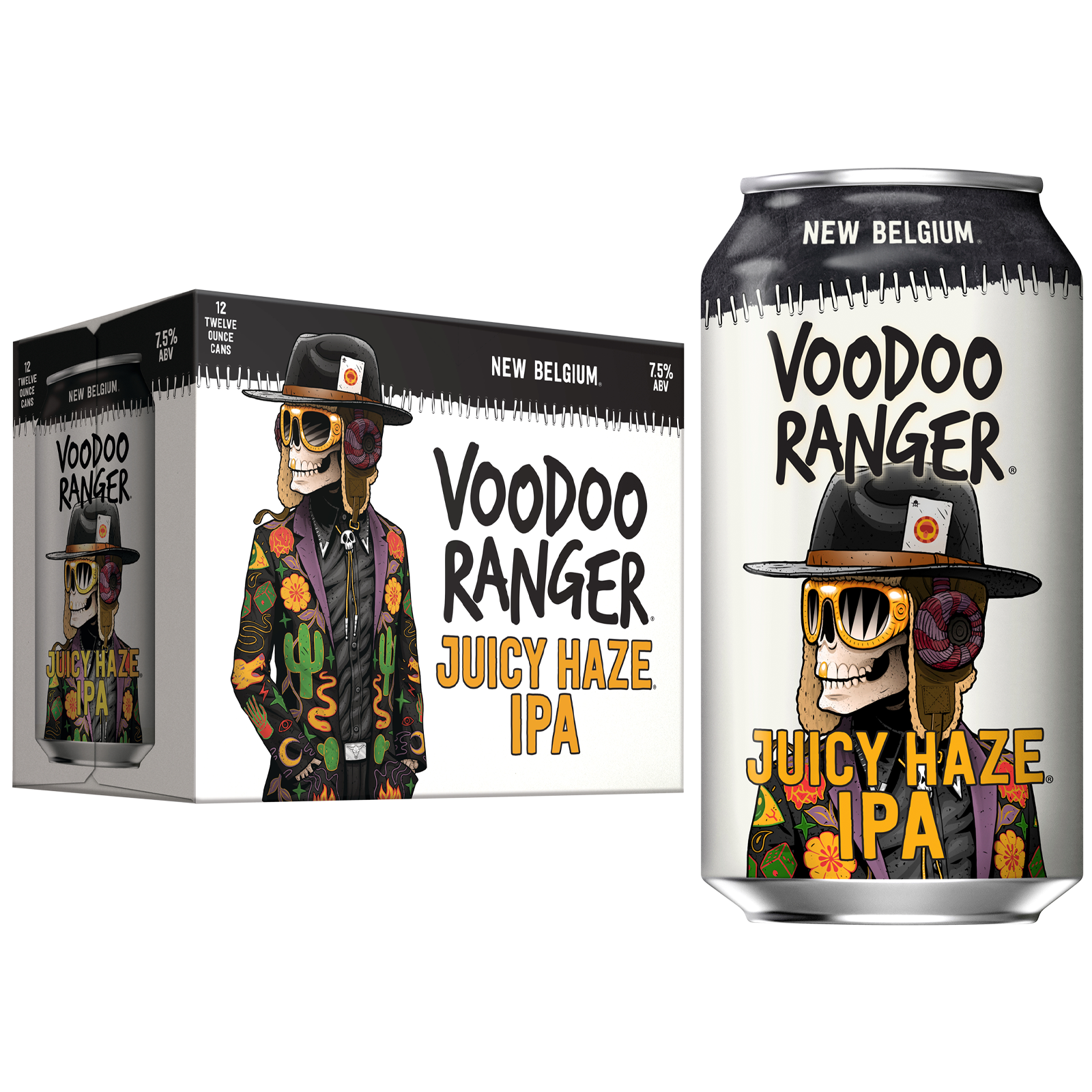 New Belgium Voodoo Ranger Juicy Haze IPA 12pk 12oz Can 7.5% ABV