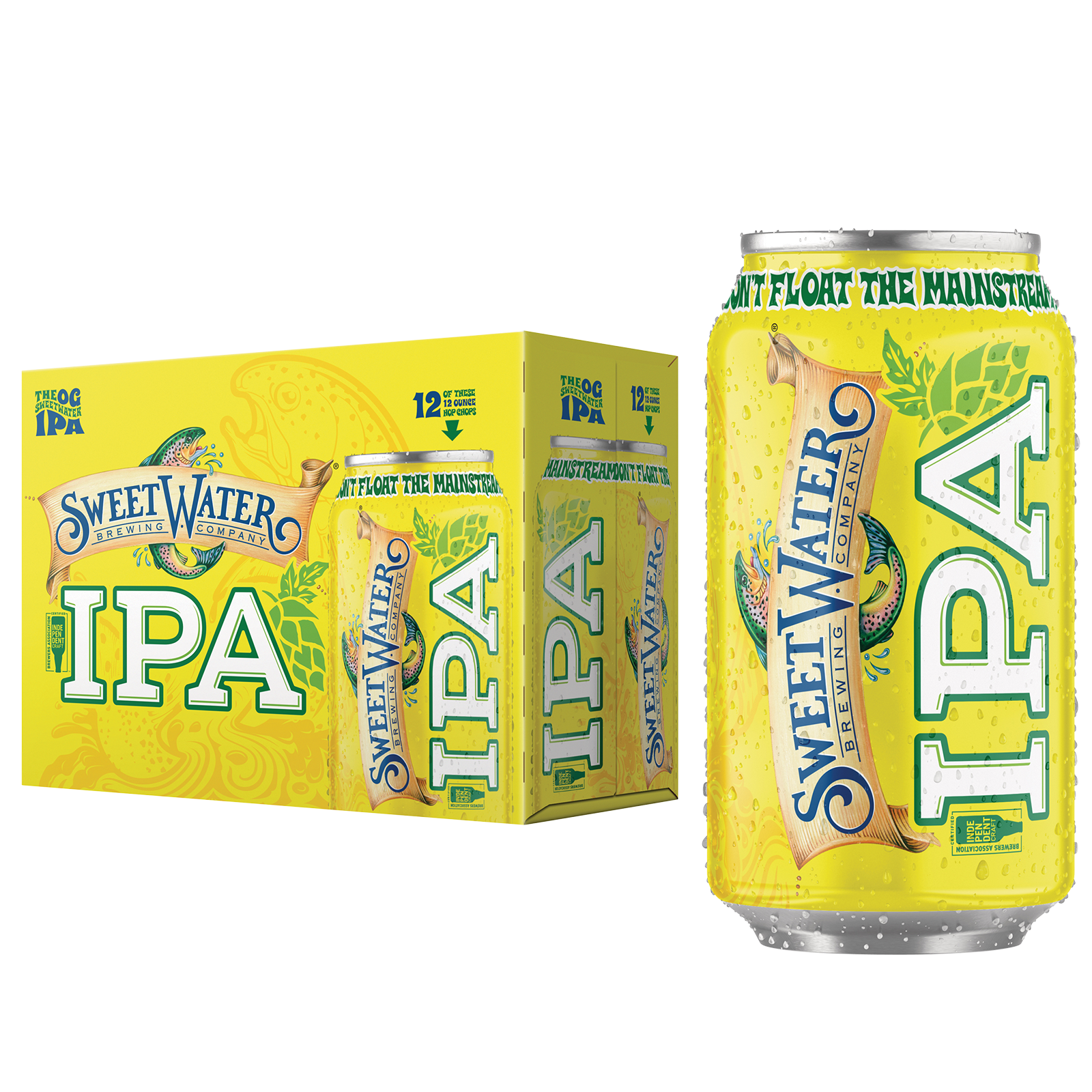 SweetWater IPA 12pk 12oz Can 6.3% ABV