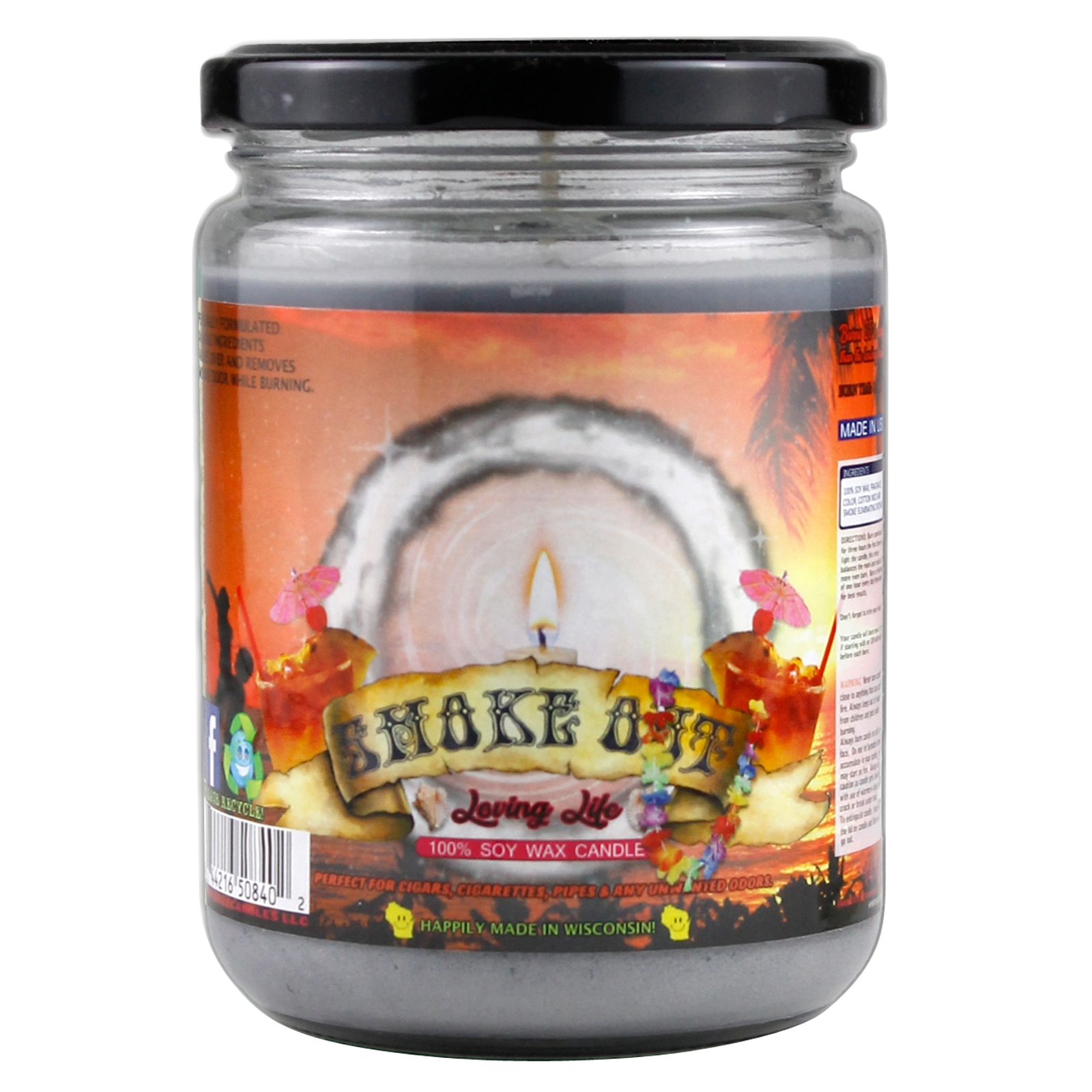 Smoke Out Loving Life Candle 14oz