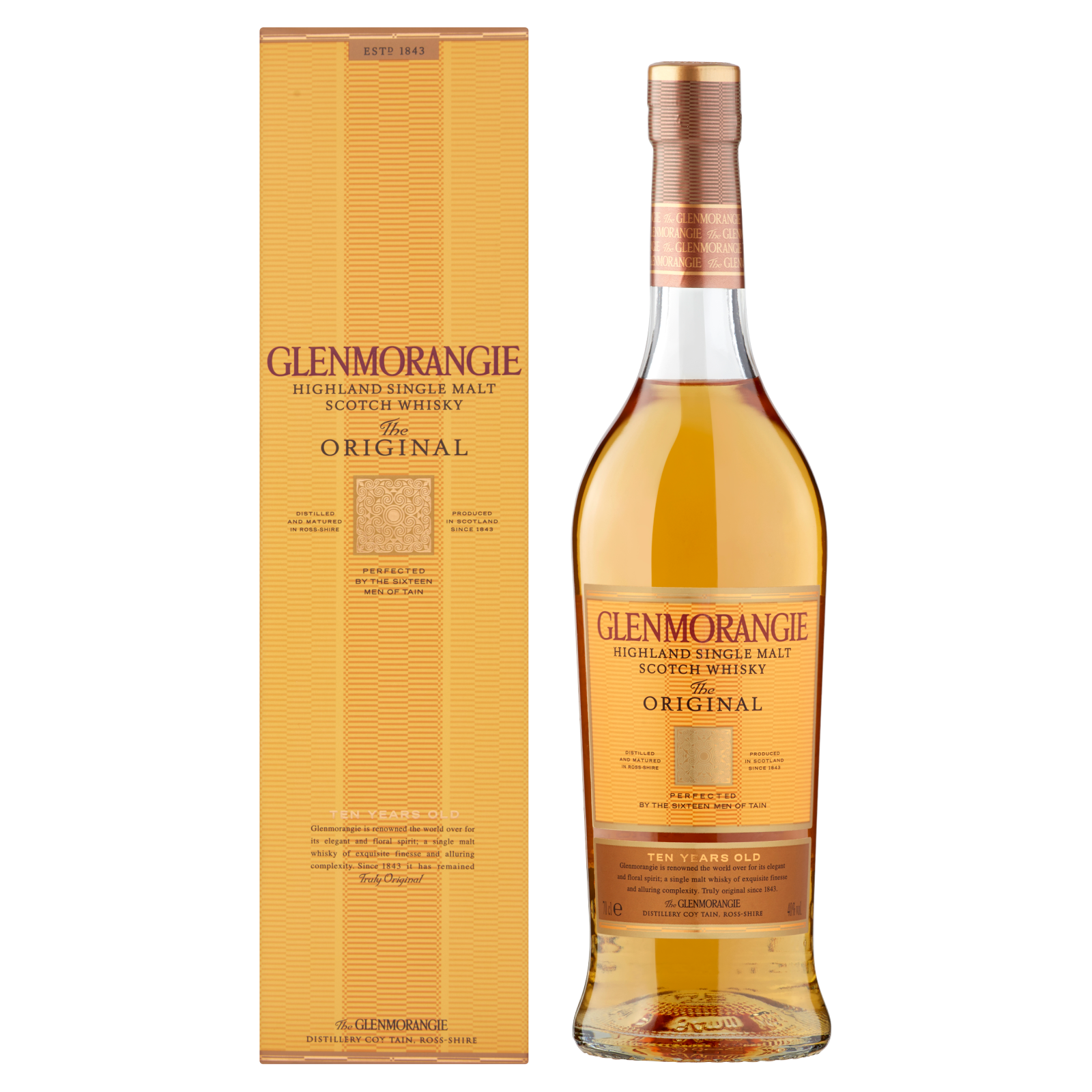 Glenmorangie Original Highlands Scotch Whisky, 70cl
