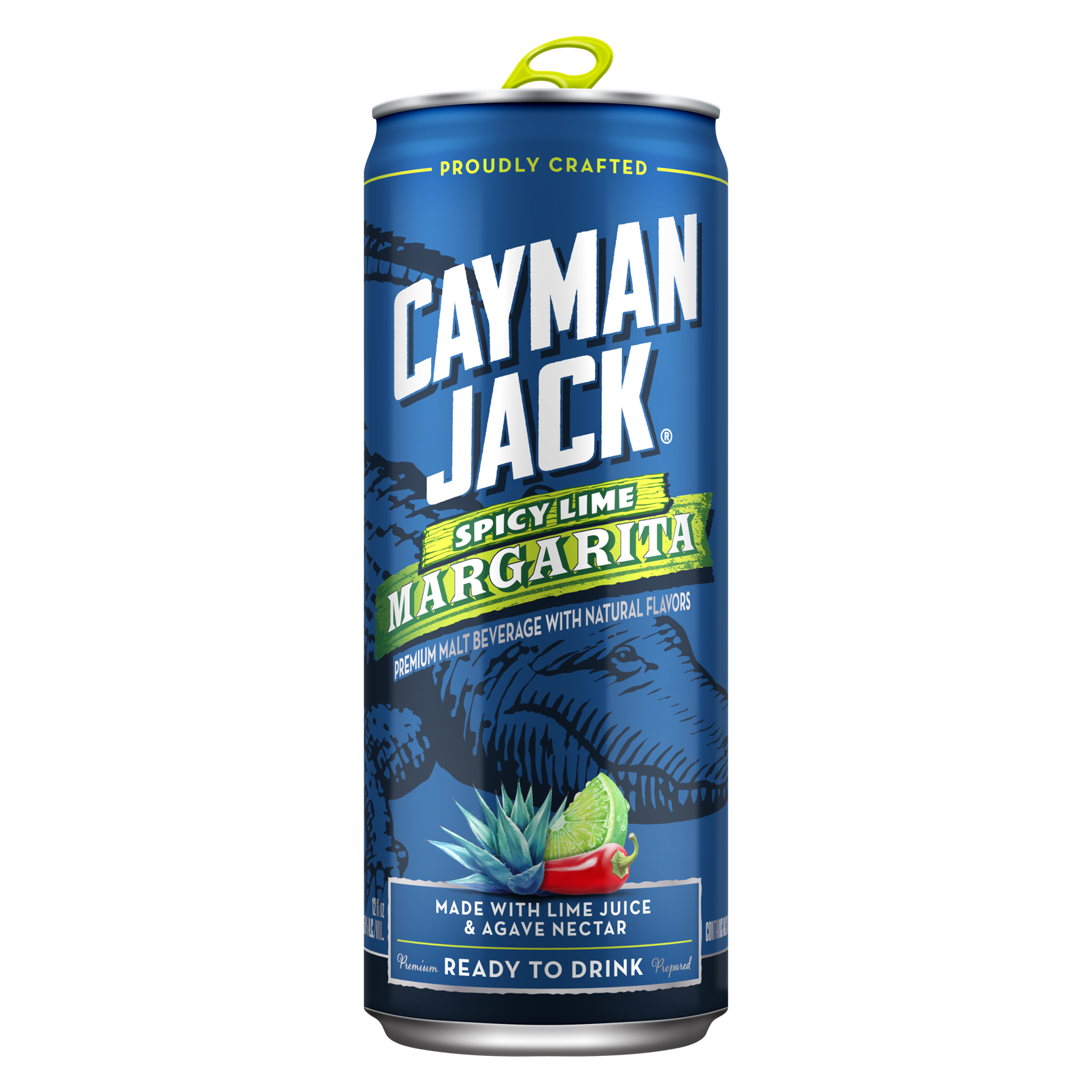 Cayman Jack Spicy Lime Single 12oz Can 5.8% ABV