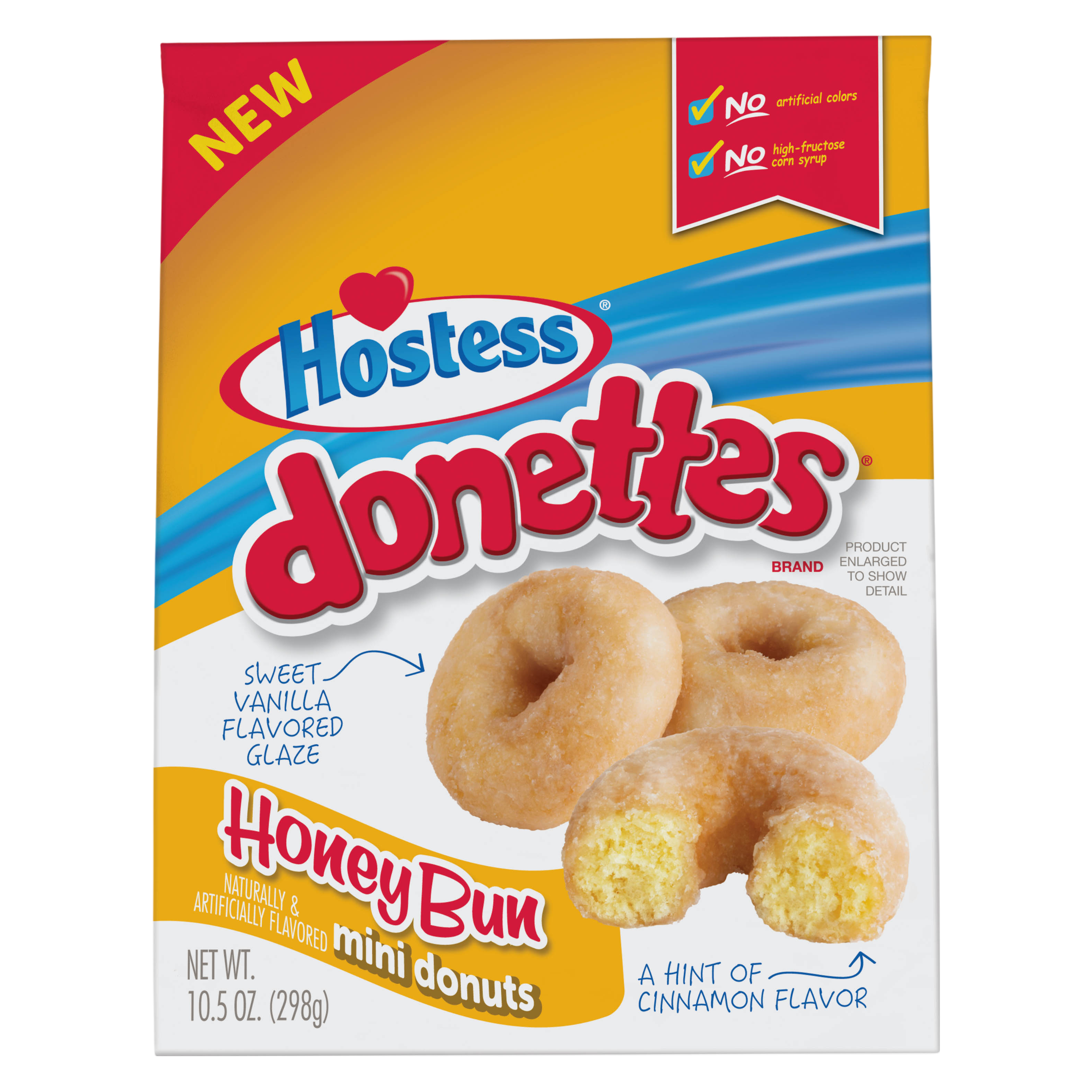 Hostess Donettes Honeybun Donut, 10.5 oz
