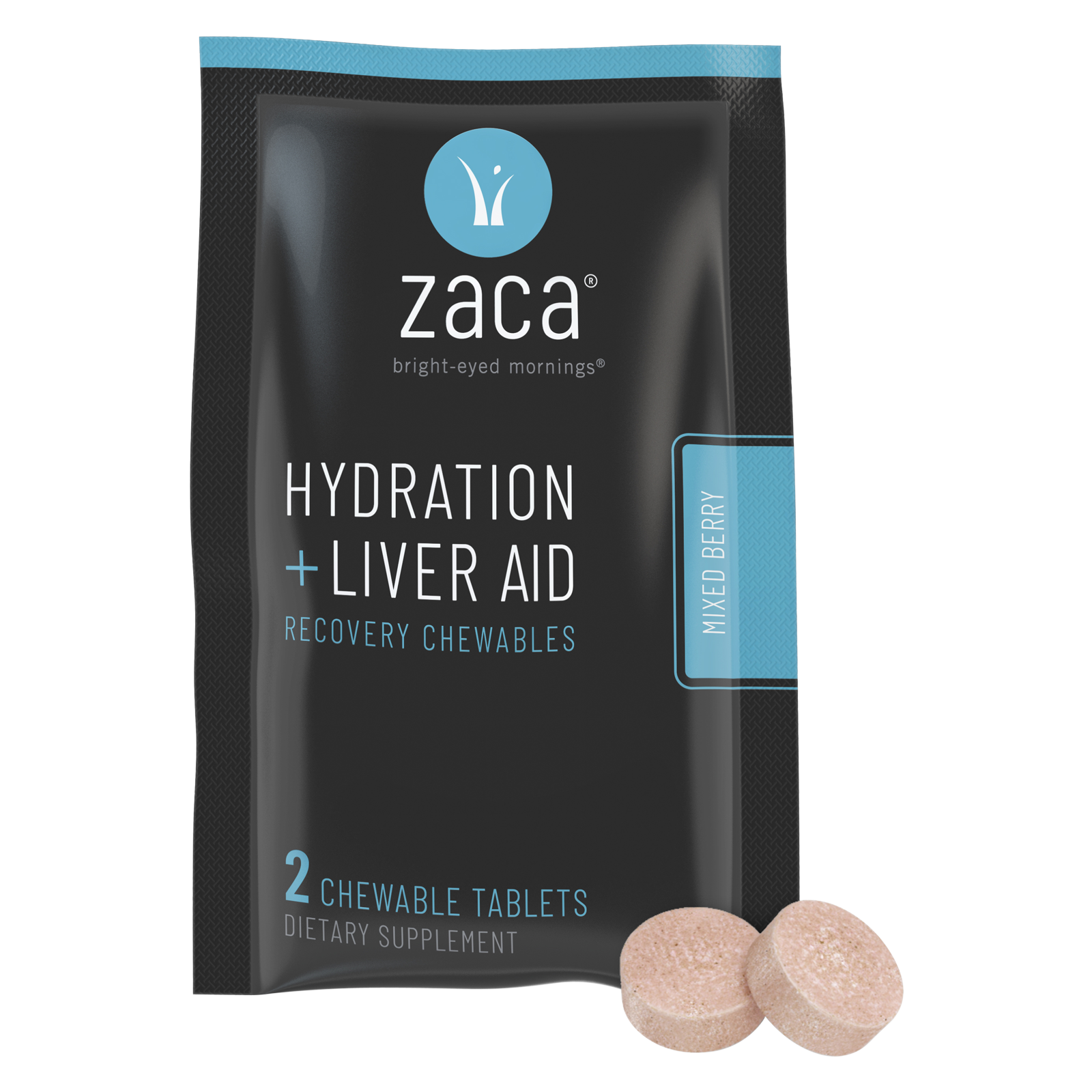 Zaca Hydration + Liver Aid Chewables 2ct