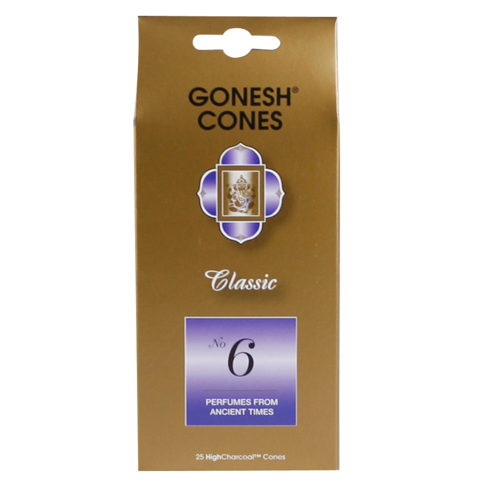 Gonesh #6 Incense Cones 25ct