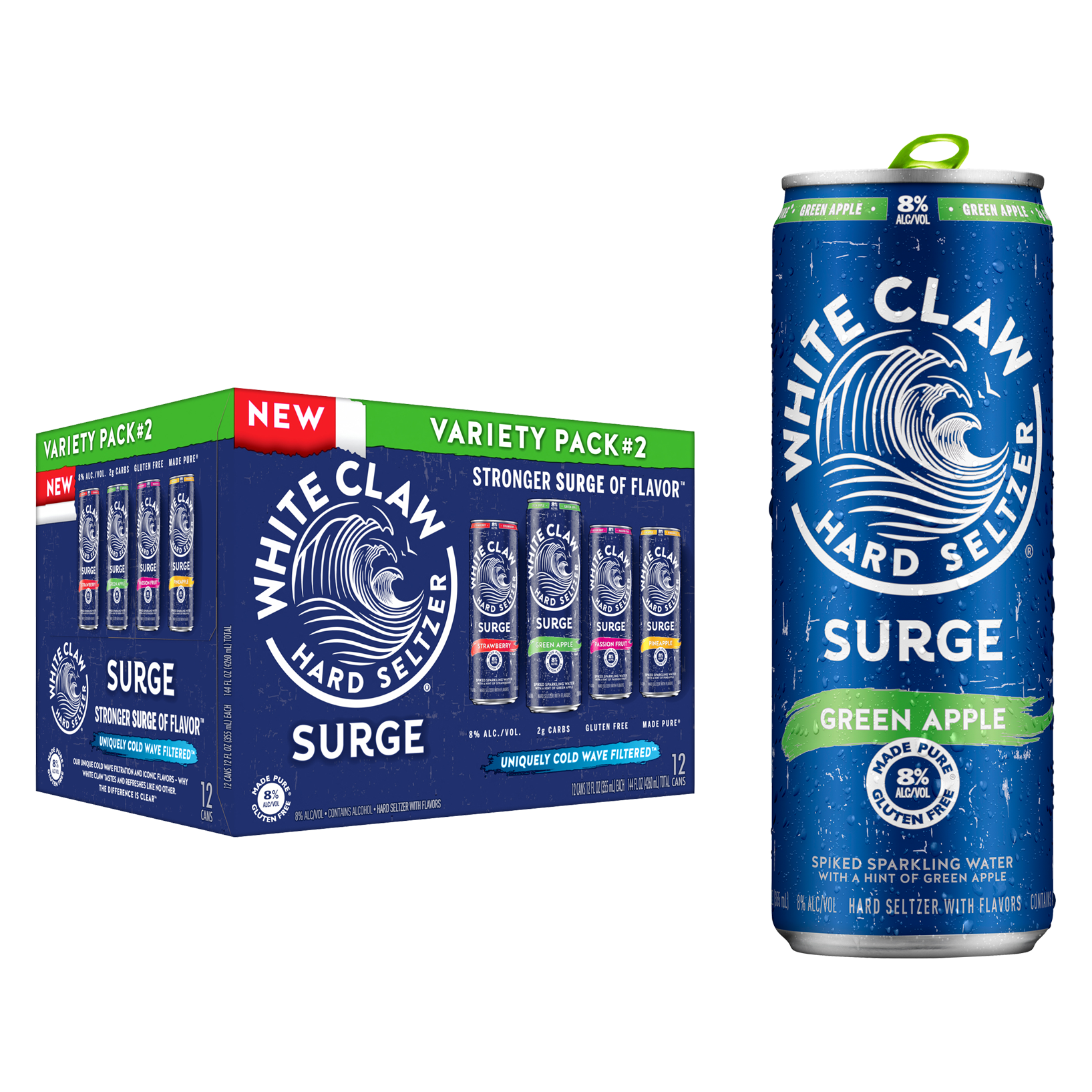 White Claw Surge #2 Variety 12pk 12oz Can 8% ABV