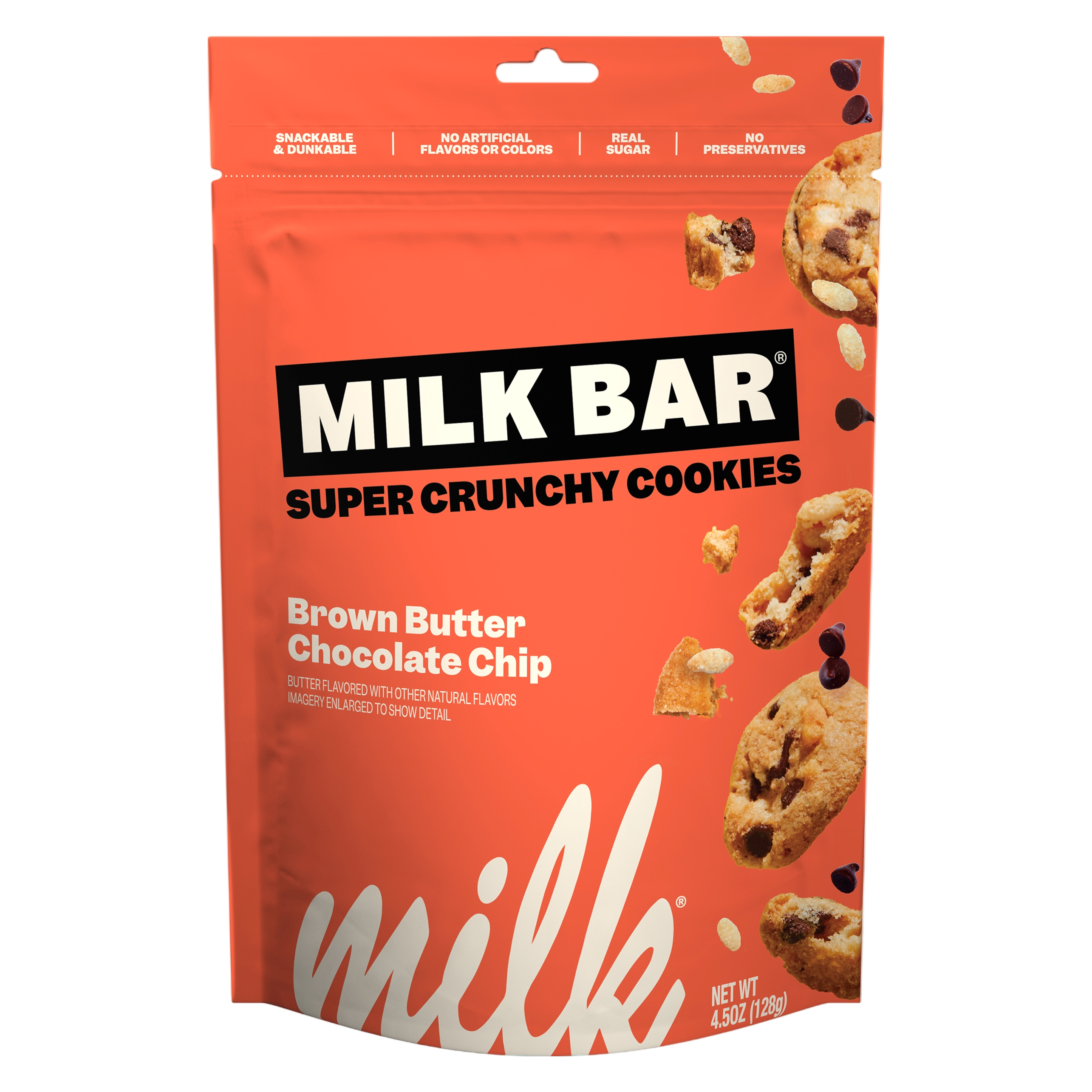 Milk Bar Crunchies Brown Butter Chocolate Chip Cookies 4.5oz