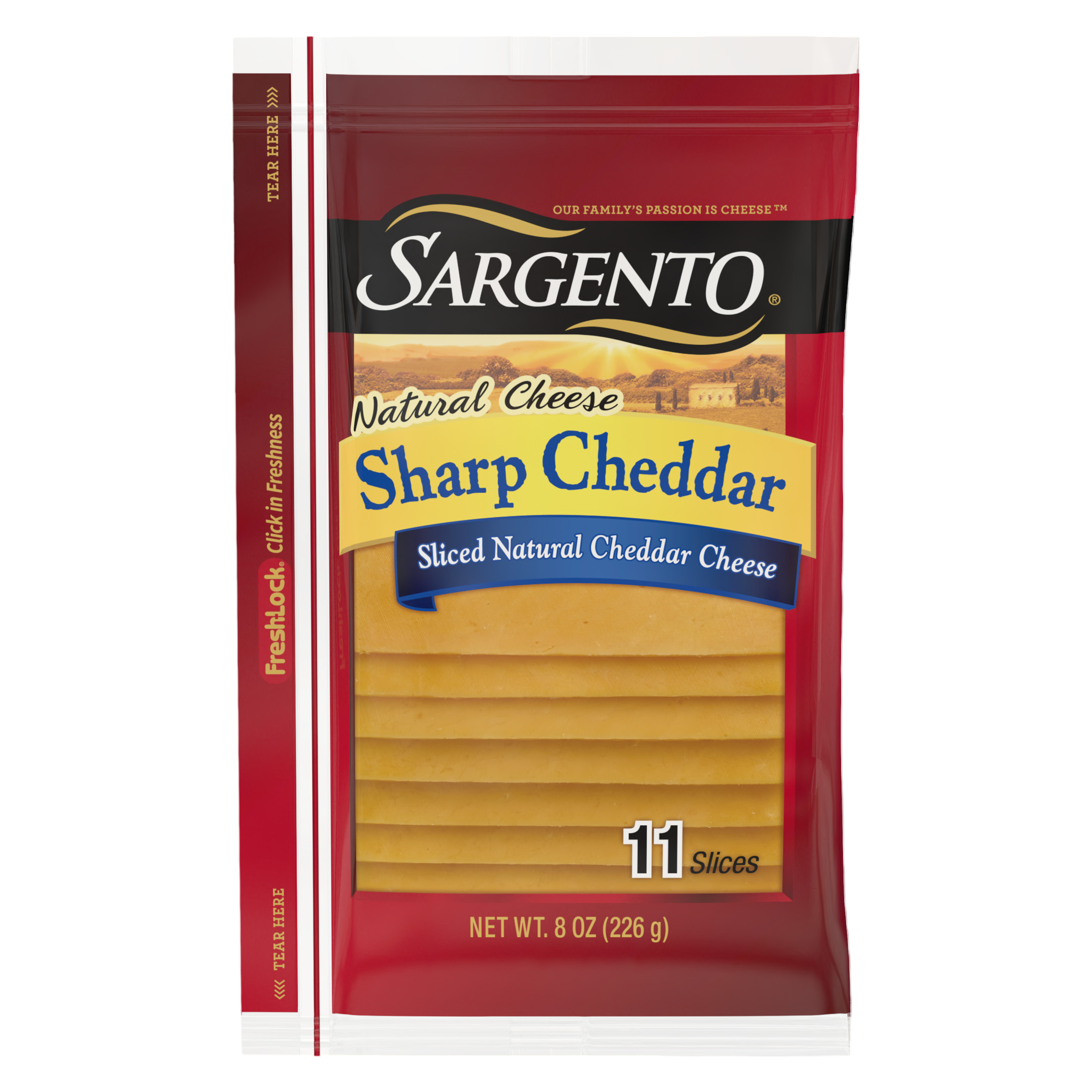 Sargento Natural Sharp Cheddar Cheese Slices - 11ct/8oz