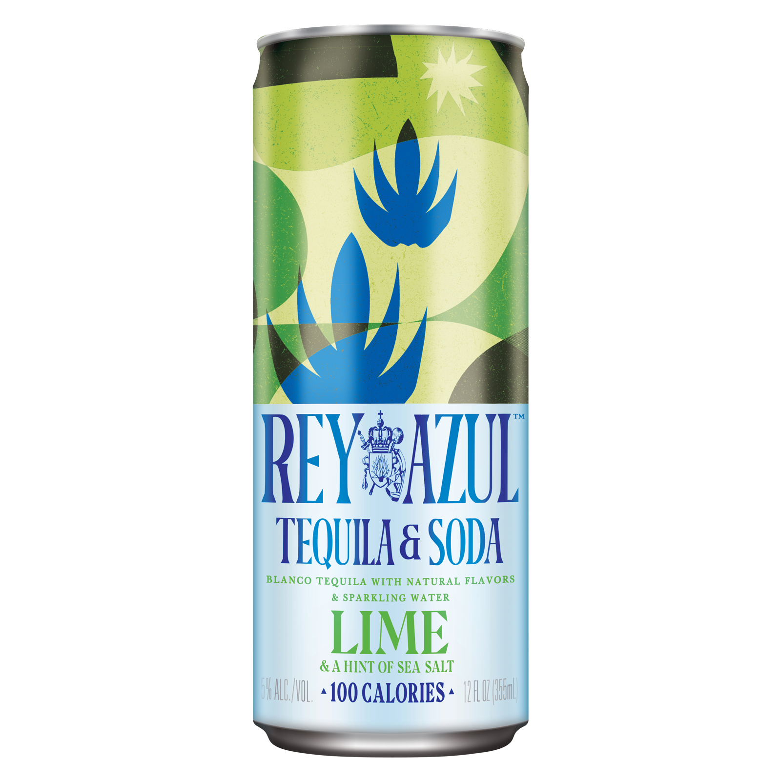 Rey Azul Lime with a hint of Sea Salt 12oz Can 5% ABV